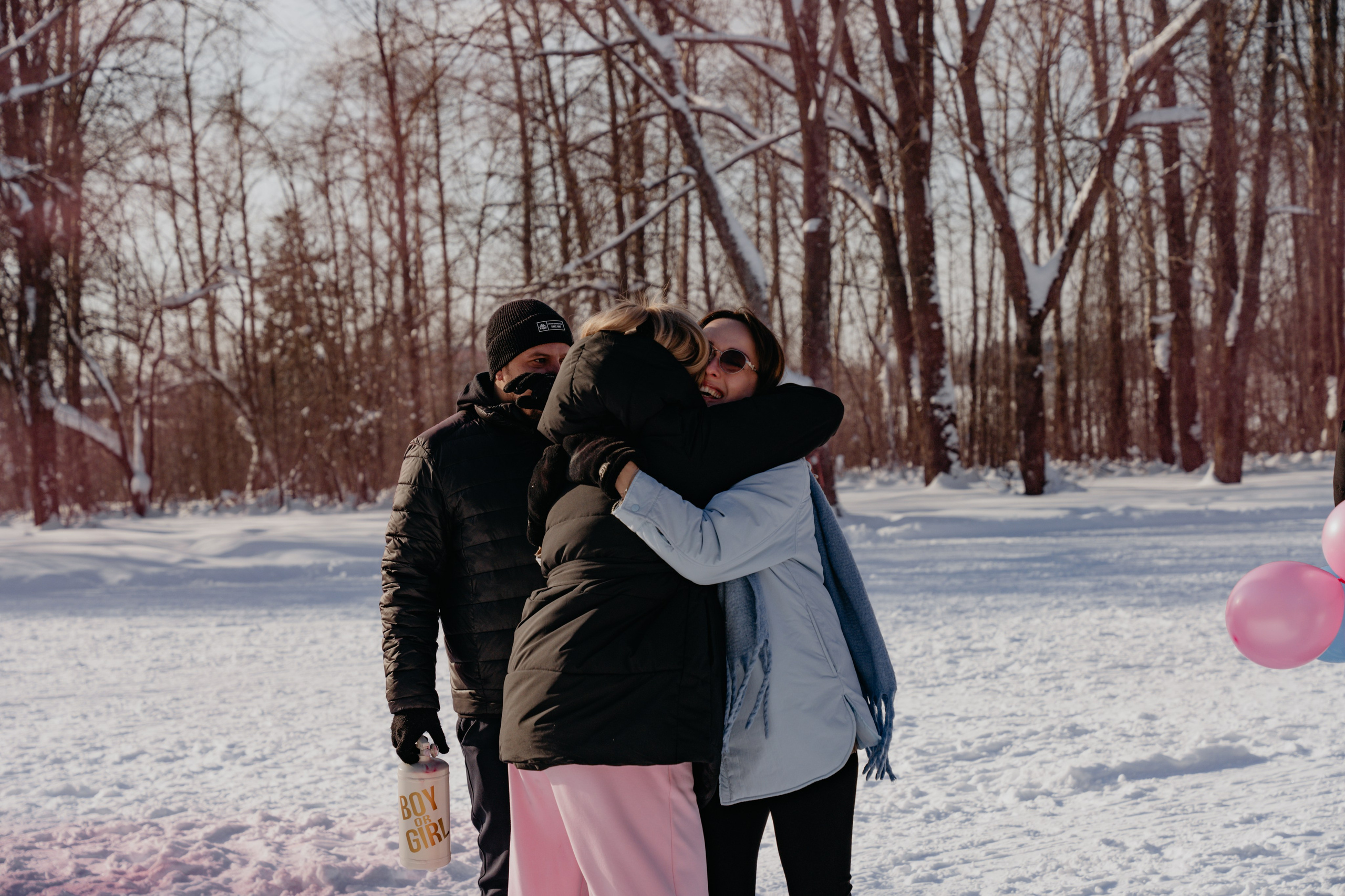 Розовое гендер пати