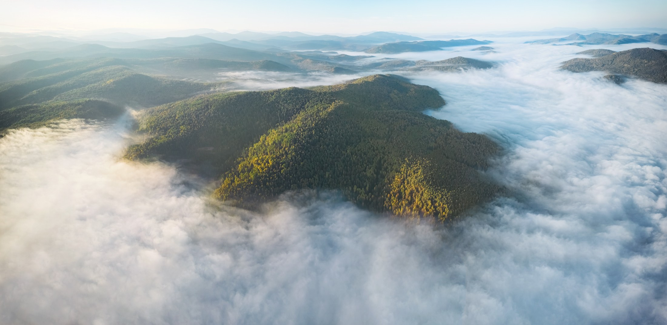 Сибирь с высоты птичьего полёта. Фотограф-пейзажист Александр Лещёнок / г. Красноярск