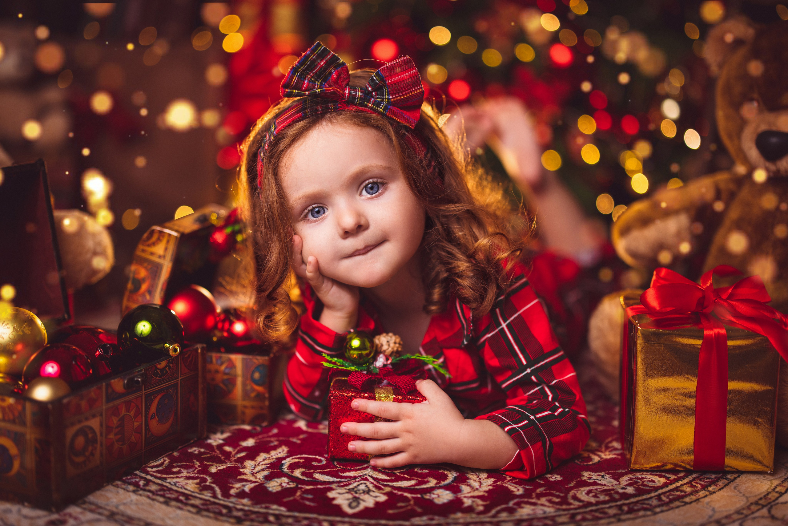 Фотостудия «Антураж», Новогодняя комната. Семейный и детский фотограф в Краснодаре Анна Трашкова