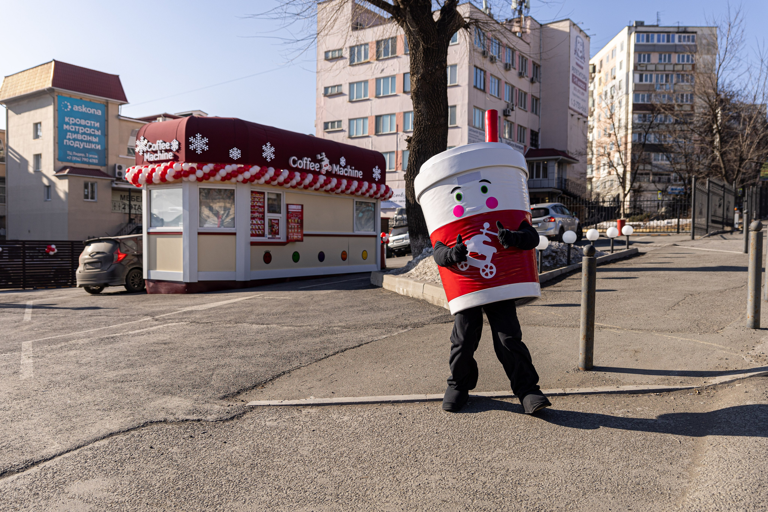 Открытия автокофеен и кофеен «Кофе Машина»