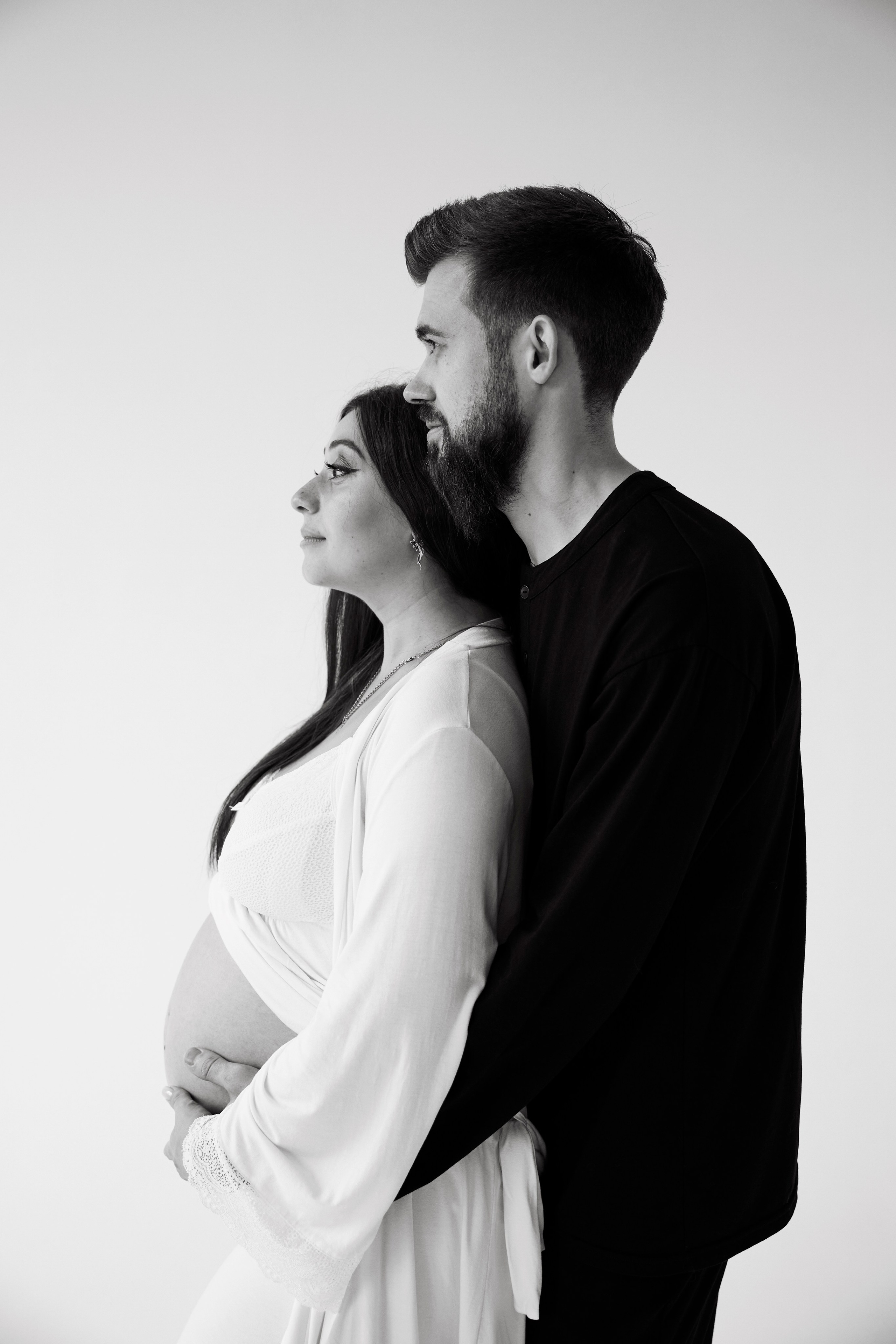 Фотосессия беременности в студии. Портретный, семейный, свадебный фотограф в Магадане — Екатерина Литвин