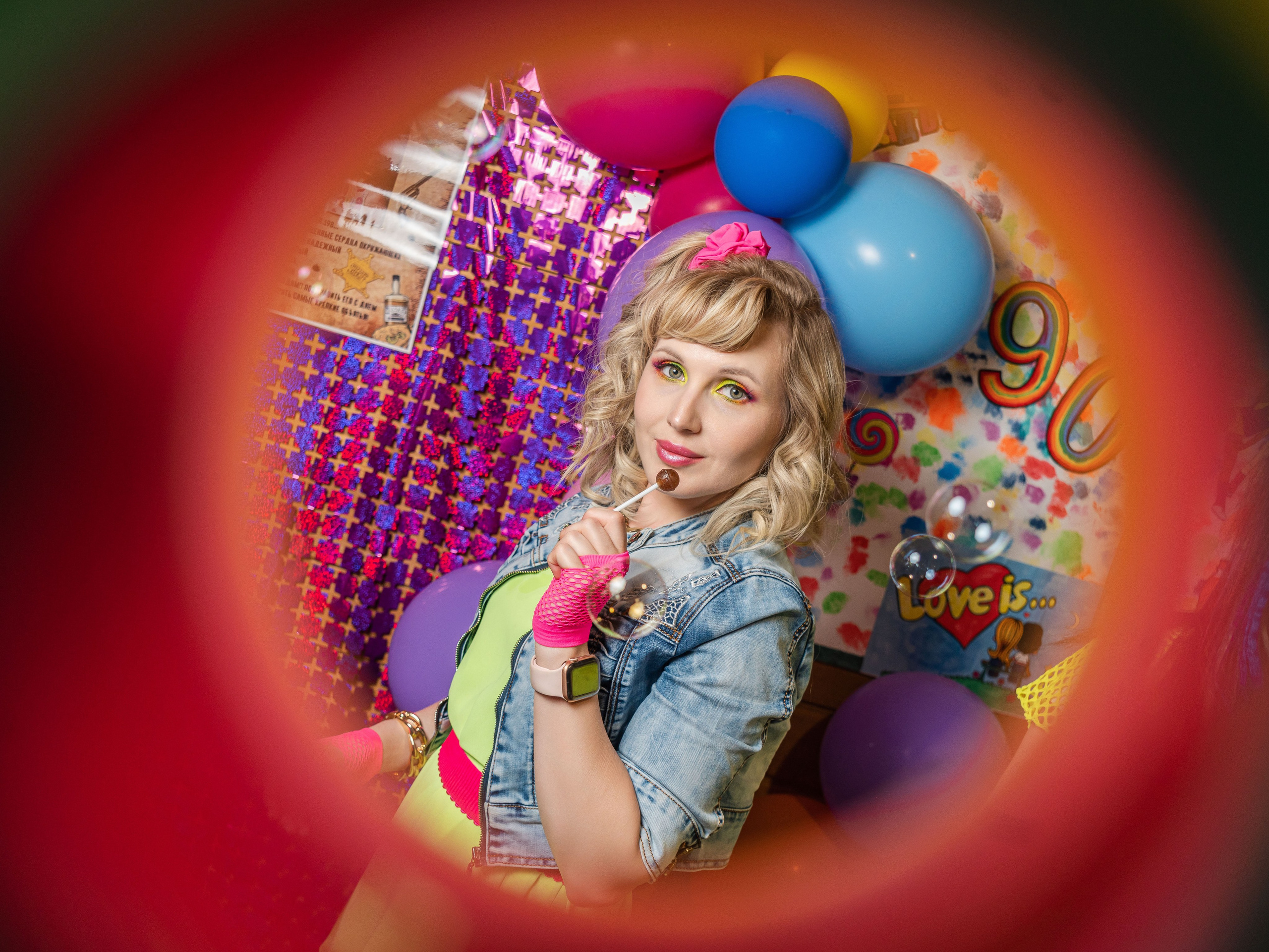 День рождения в стиле 90х. Фотограф Москва