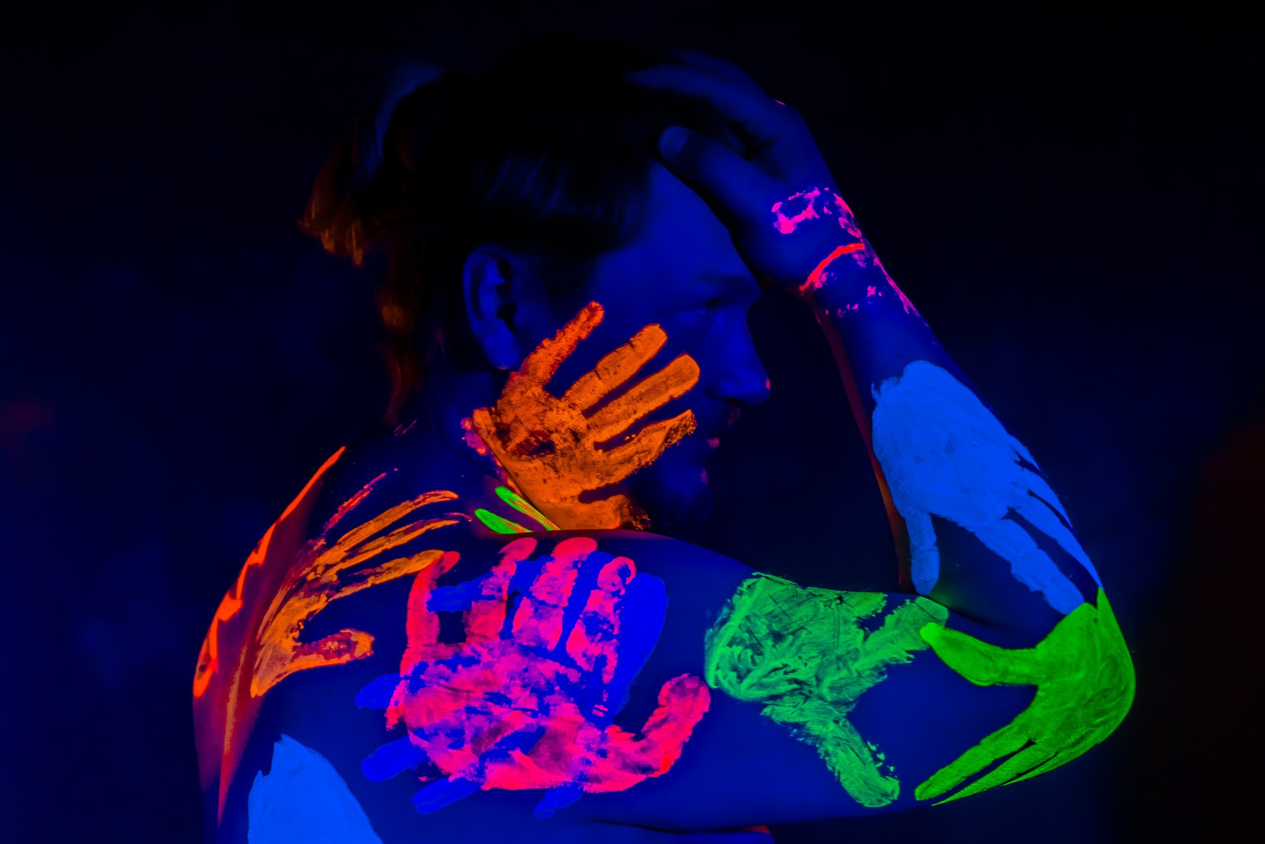 Арт-Ню неон мужчины. Фотограф в Кемерово Анна Оськина