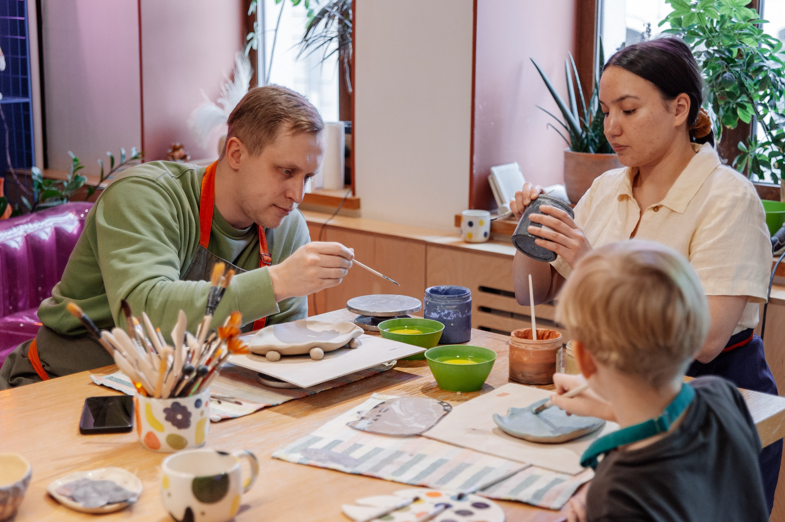 День в гончарной студии «Burning Clay». Свадебный и репортажный фотограф СПб