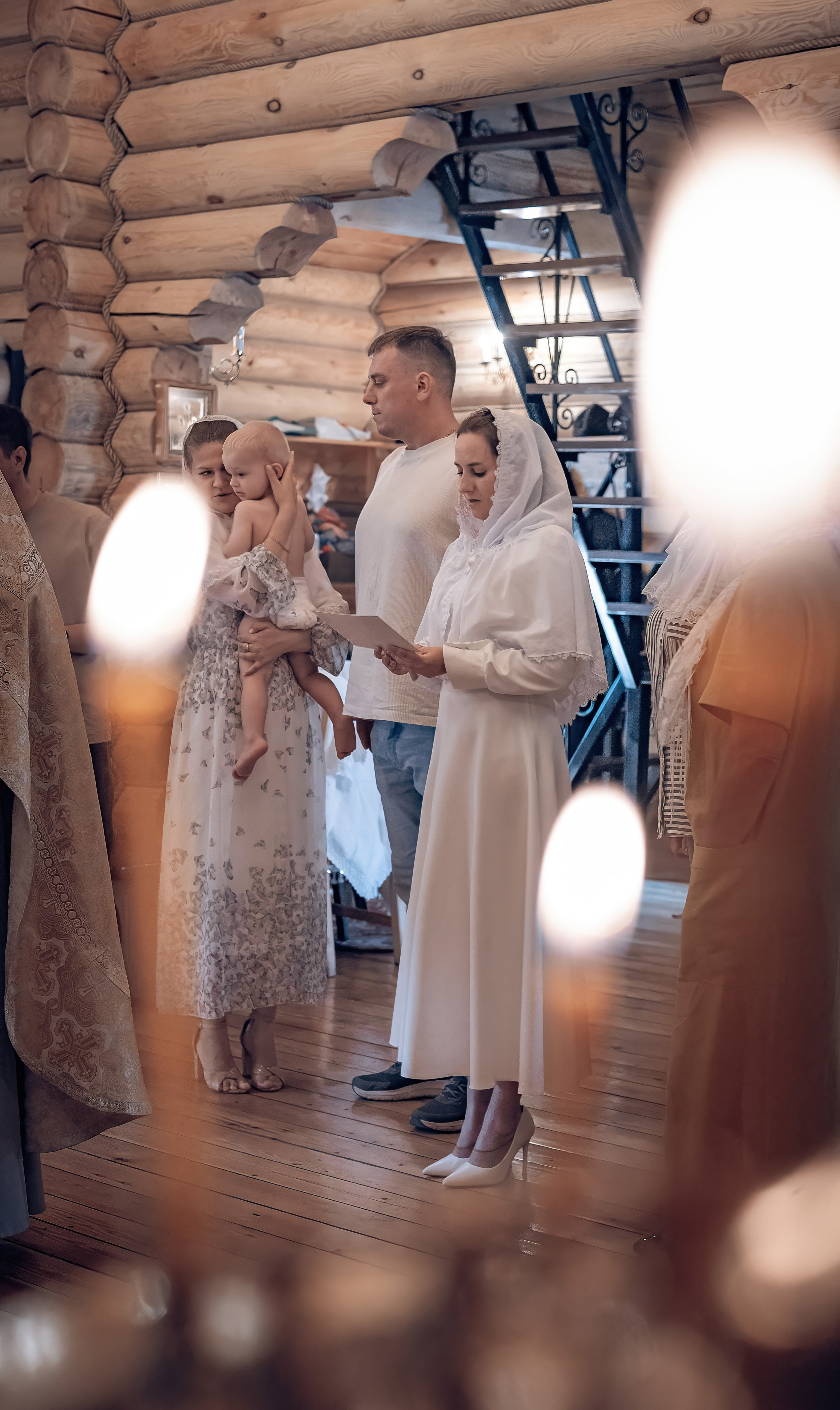 Крещение Витюши в храме священномученника Амфилохия. Фотографы крещения/венчания  Красноярск Татьяна и Вячеслав Переваловы