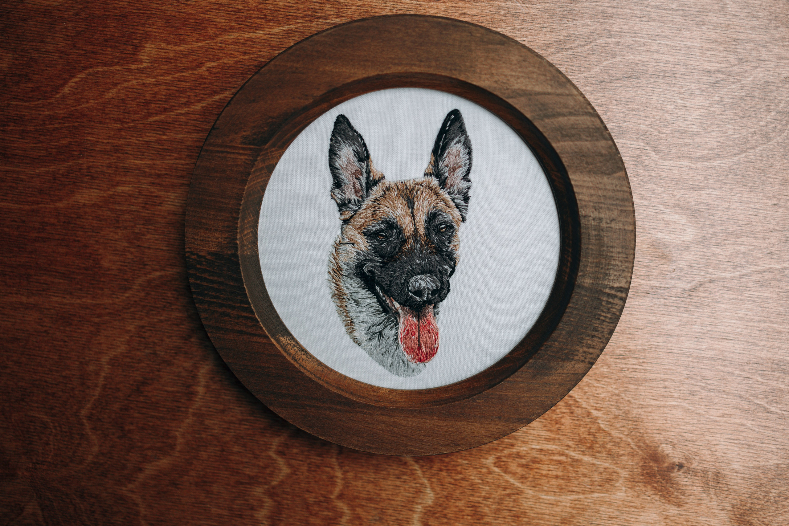 Портфолио. Портретная вышивка питомцев