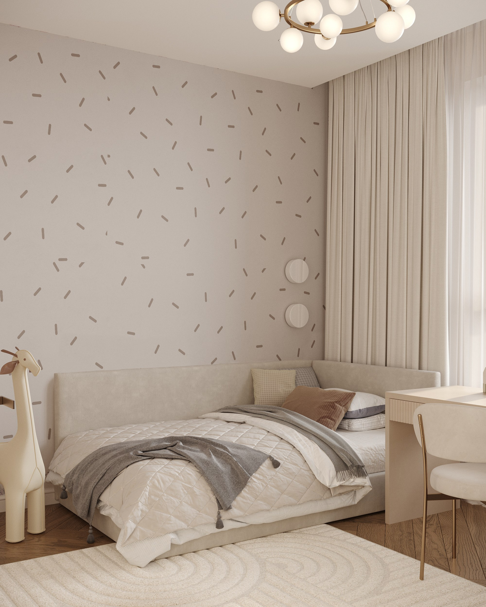 Дизайн трехкомнатной квартиры в ЖК Крыловка Парк Казань. Архитектор-дизайнер в Казани