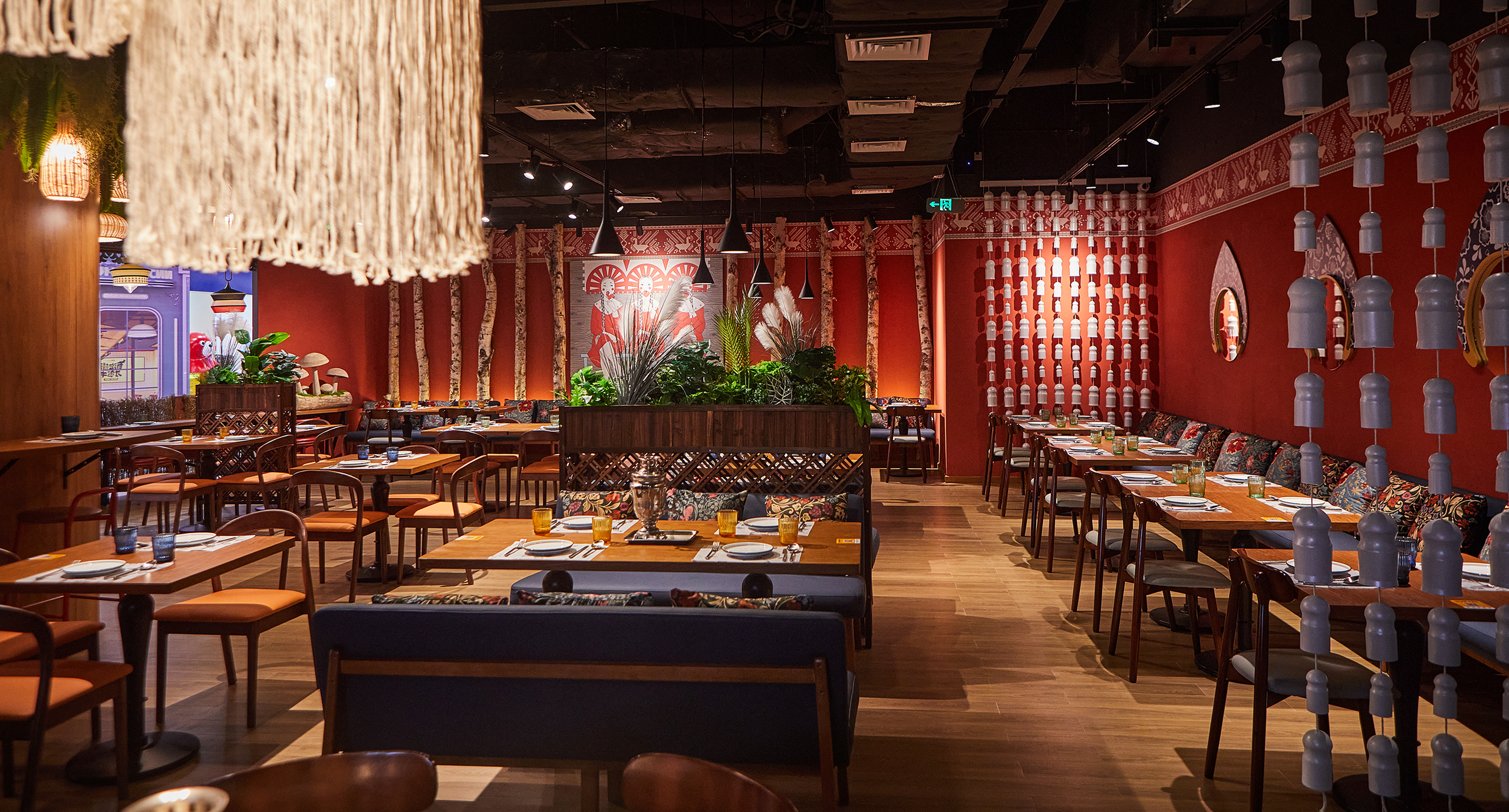 КУЛИЧКИ. Бистро русской кухни в Китае. Студия дизайна интерьеров