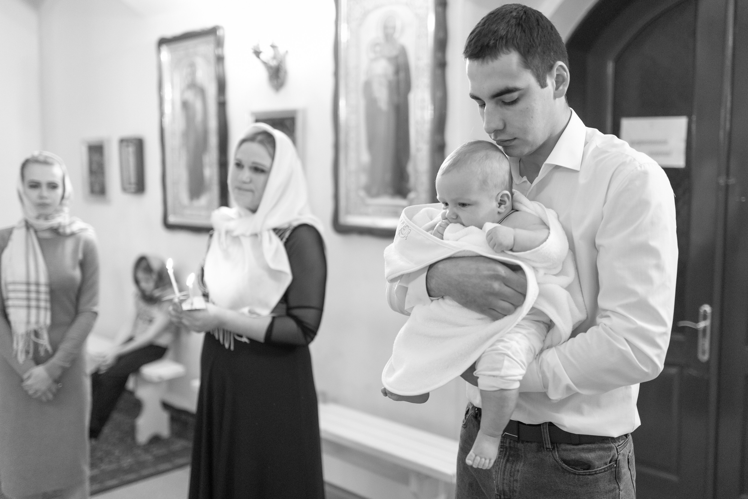 Таинство крещения. Фотограф Комаров Сергей