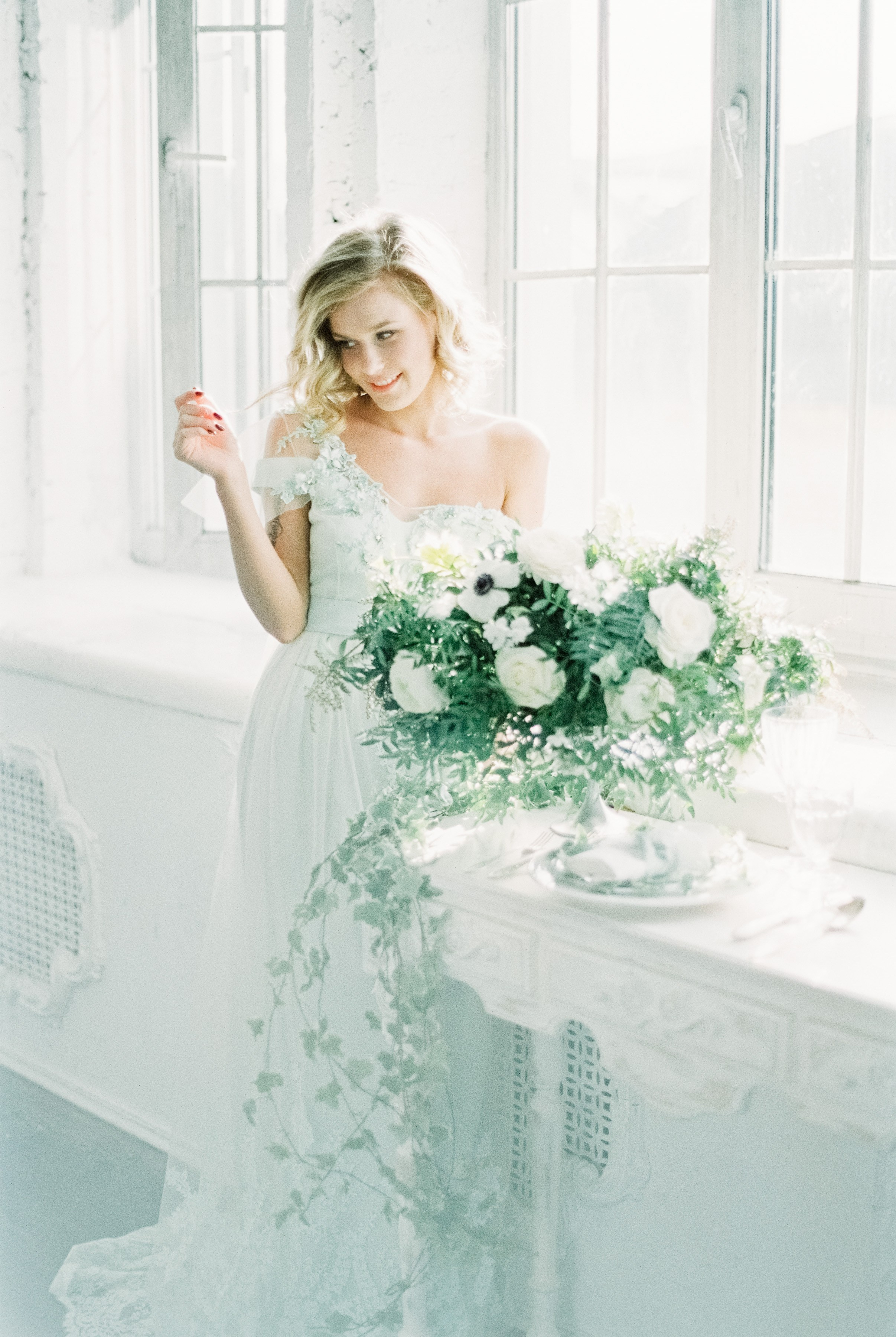 утро невесты на плёночную камеру