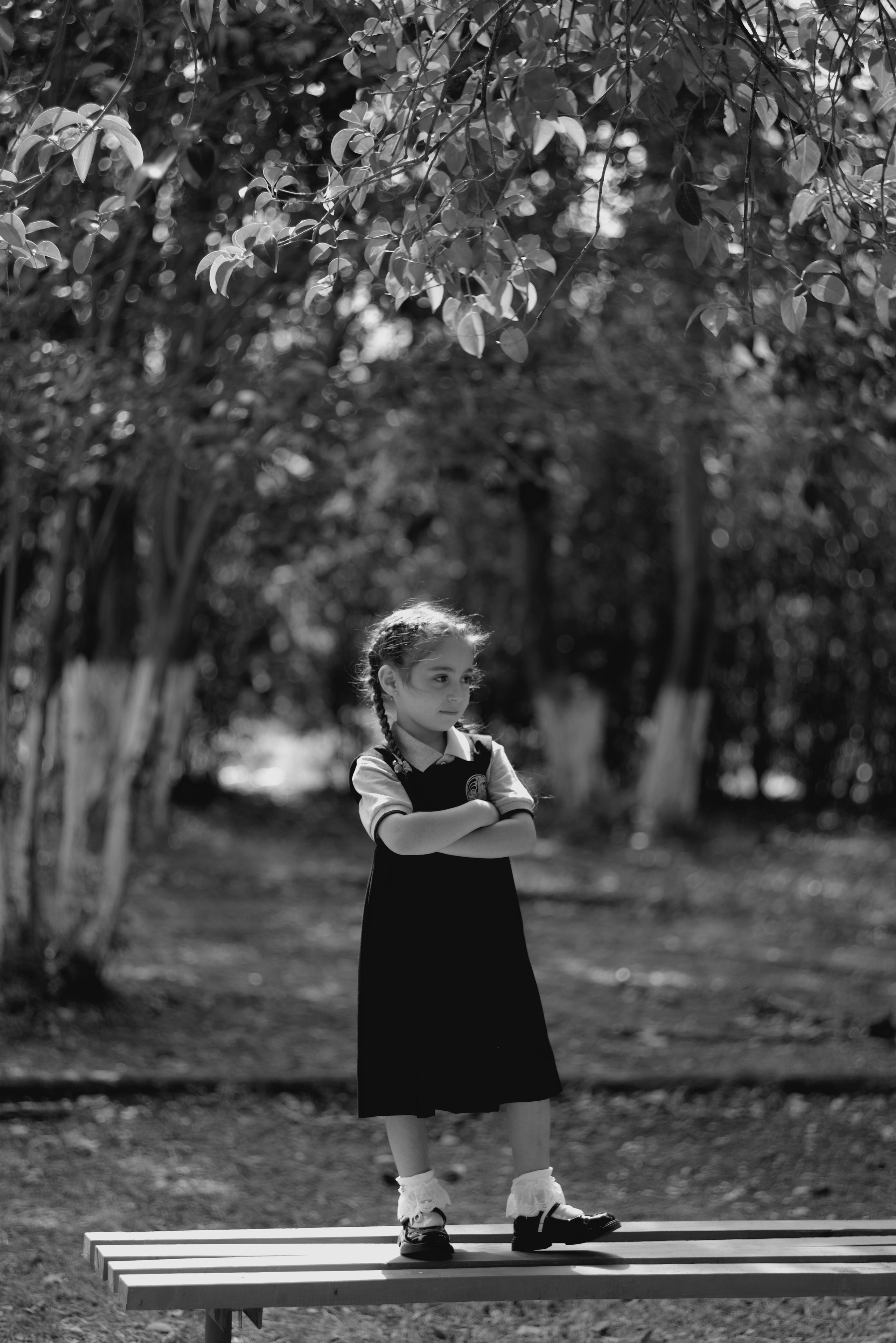 Элене идёт в школу. Портретный фотограф Денис Милютин