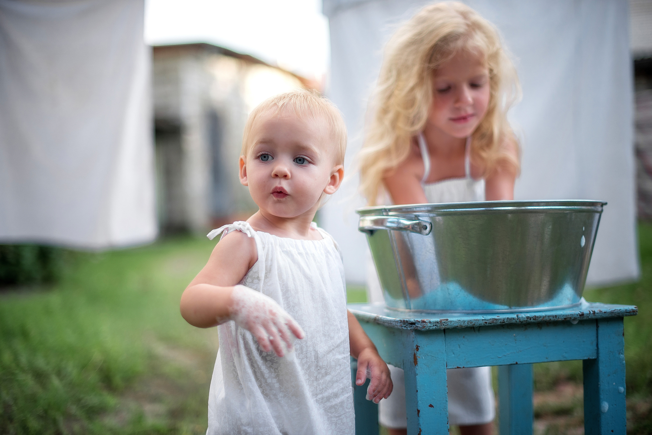 Стирка-детский фотопроект. Фотограф Галина Лисанова, г. Брянск