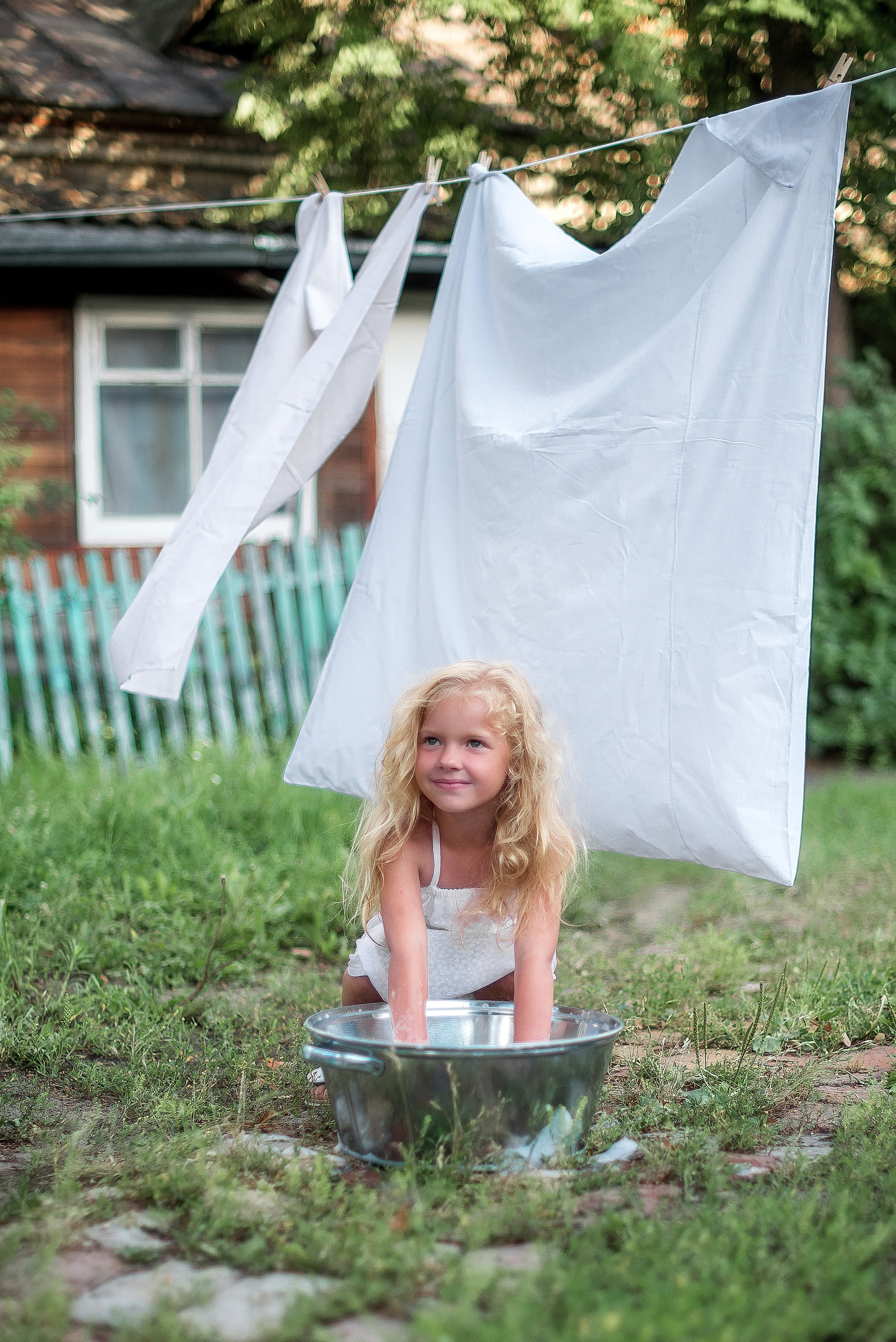 Стирка-детский фотопроект. Фотограф Галина Лисанова, г. Брянск