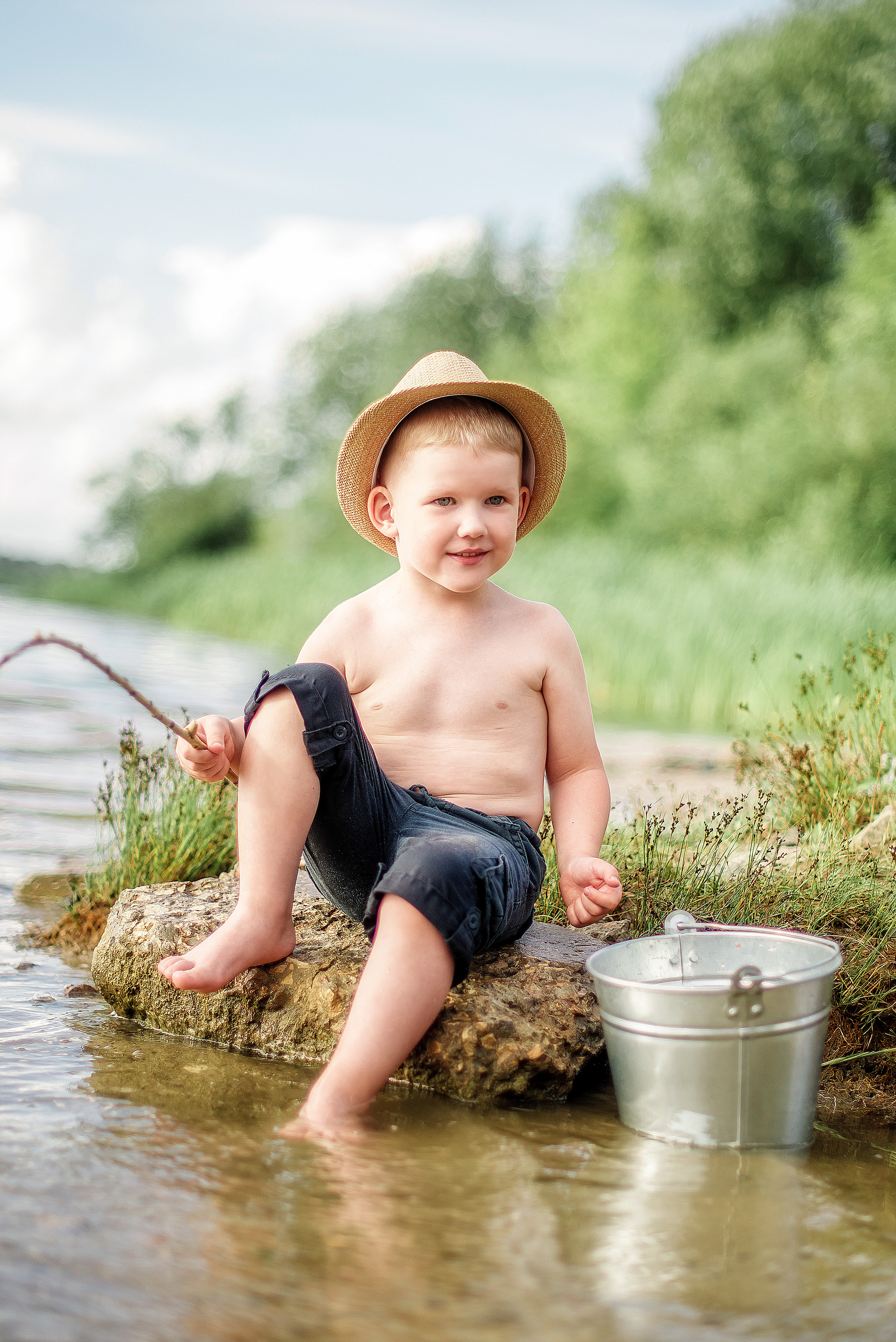 Рыбалка-детский фотопроект. Фотограф Галина Лисанова, г. Брянск