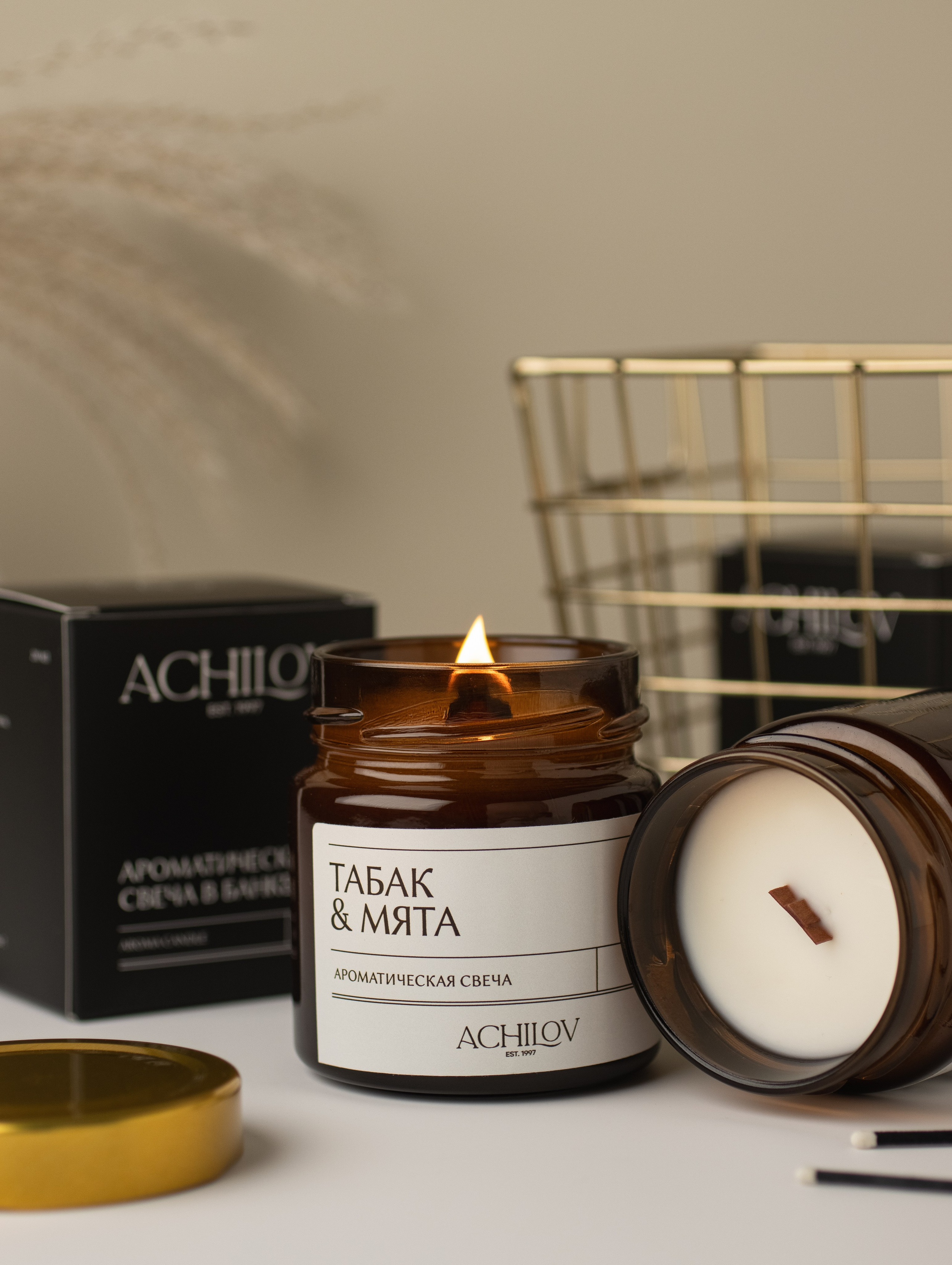 Свечи ACHILOV. Предметный фотограф в Балашихе Анастасия Михайлова