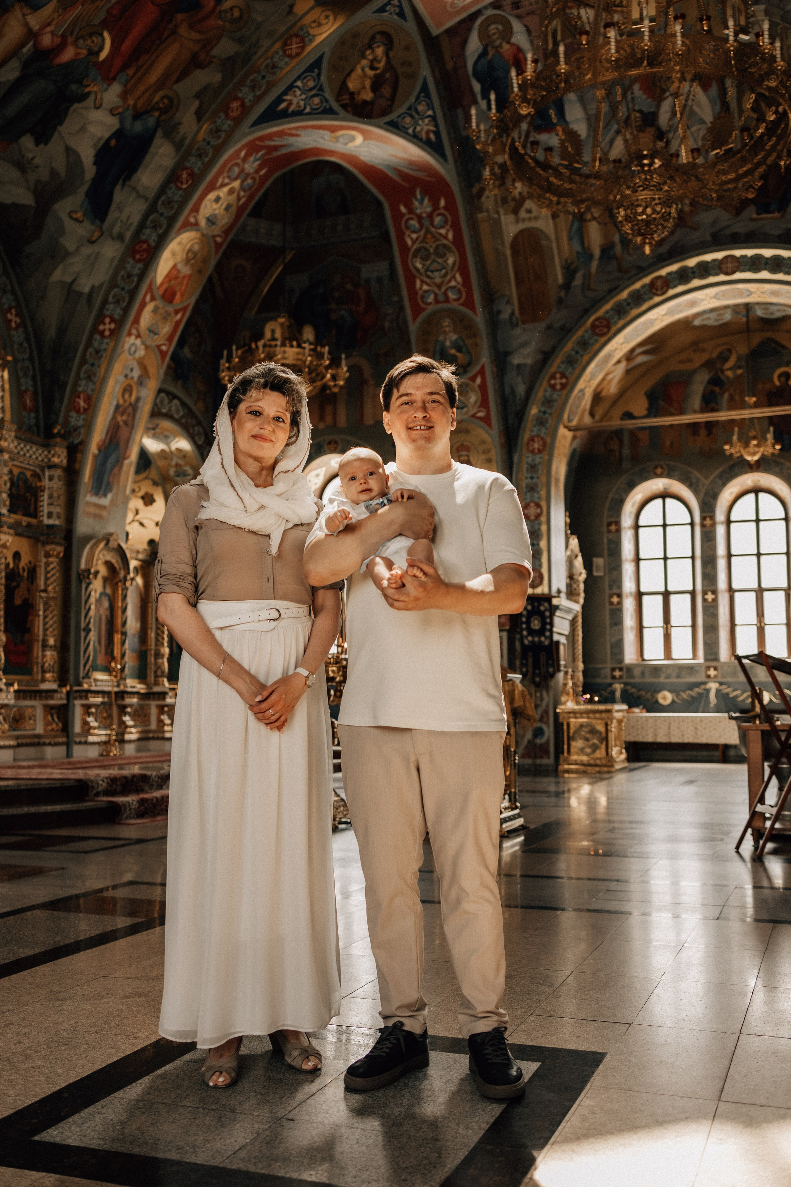 Съемка крещения в Воронеже, фотосессия крещения