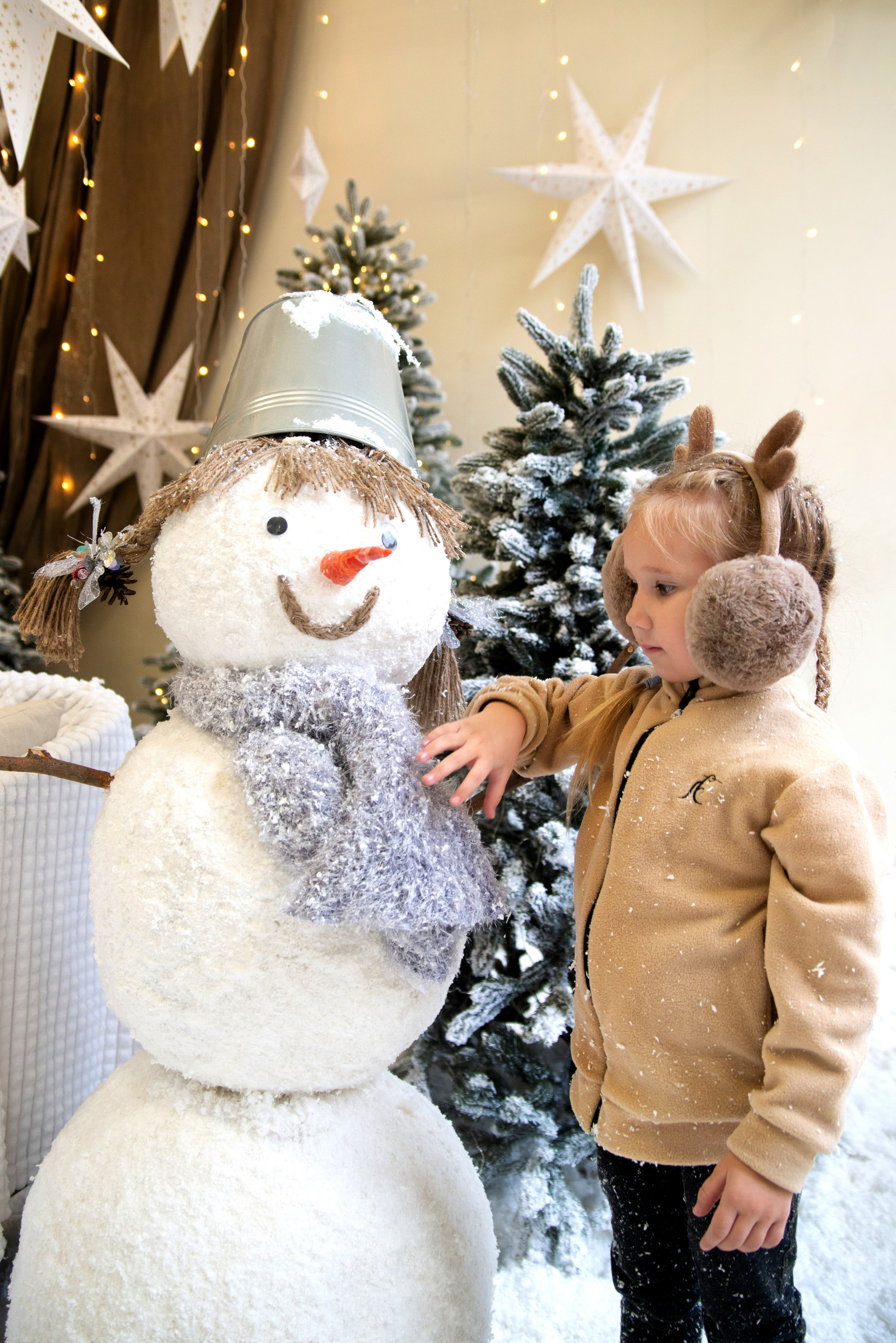 Дети в снежной студии. Фотограф и дизайнер в Москве Екатерина Лобачева