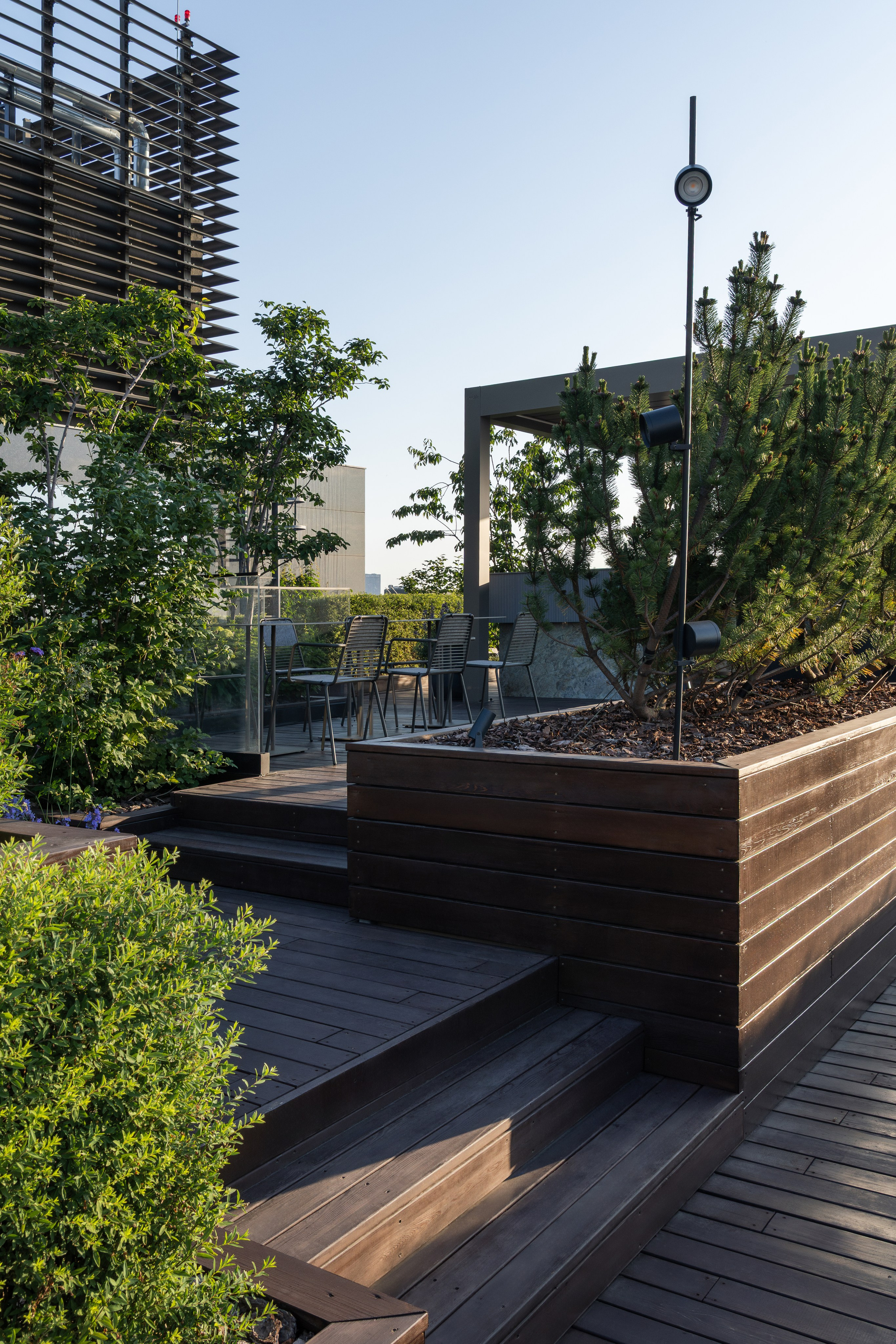 Brusnika office terrace, Moscow. Артамонов Александр | Архитектурный и ландшафтный фотограф