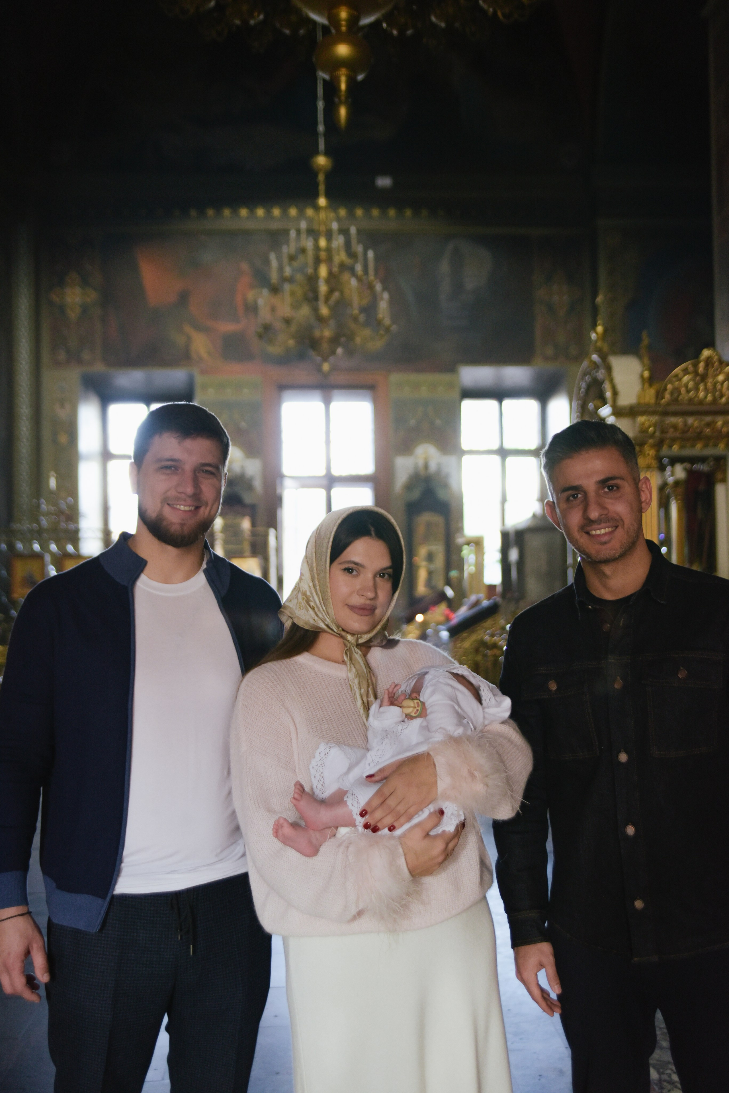 Таинство крещения Савва Храм Воскресения Словущего в Даниловской Слободе. Фотограф Лола Волна, город Москва