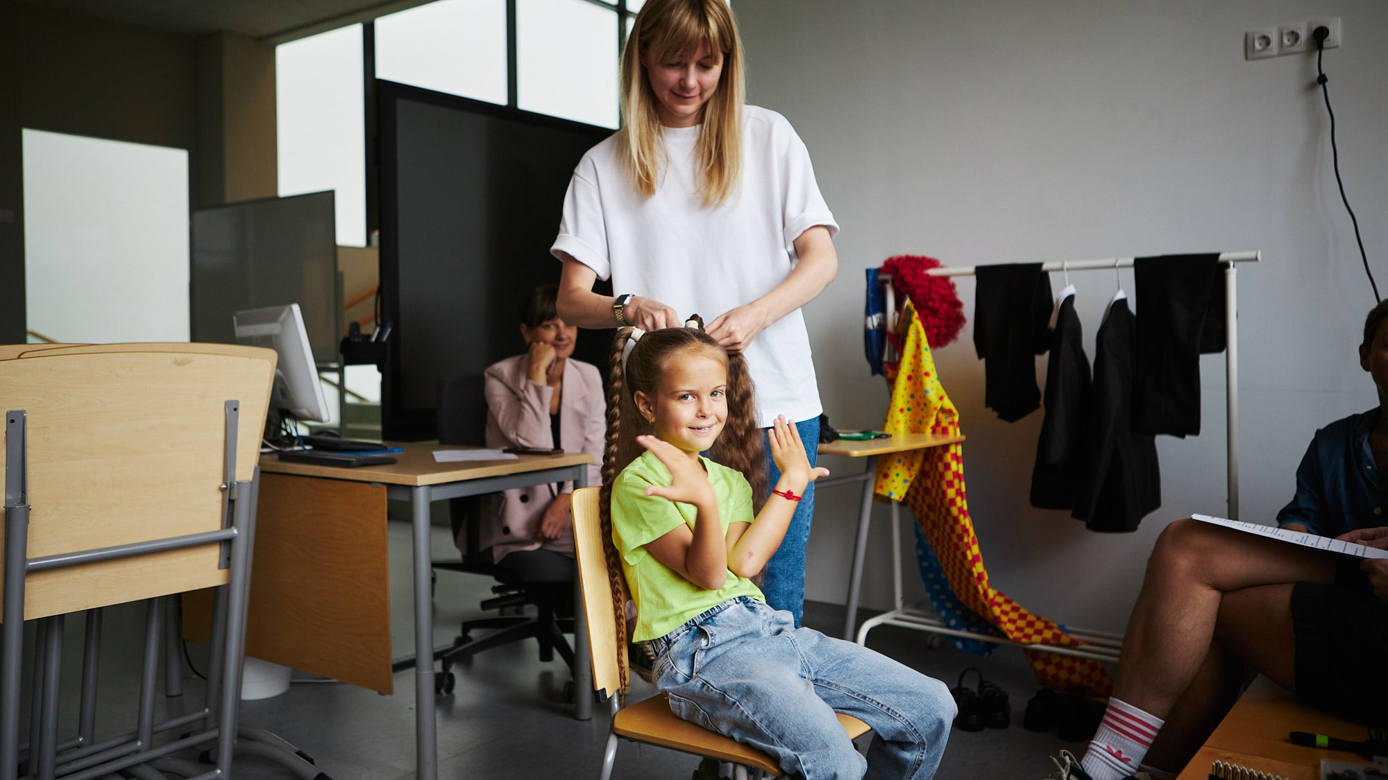 бэкстейдж съёмки шоу Детская комната