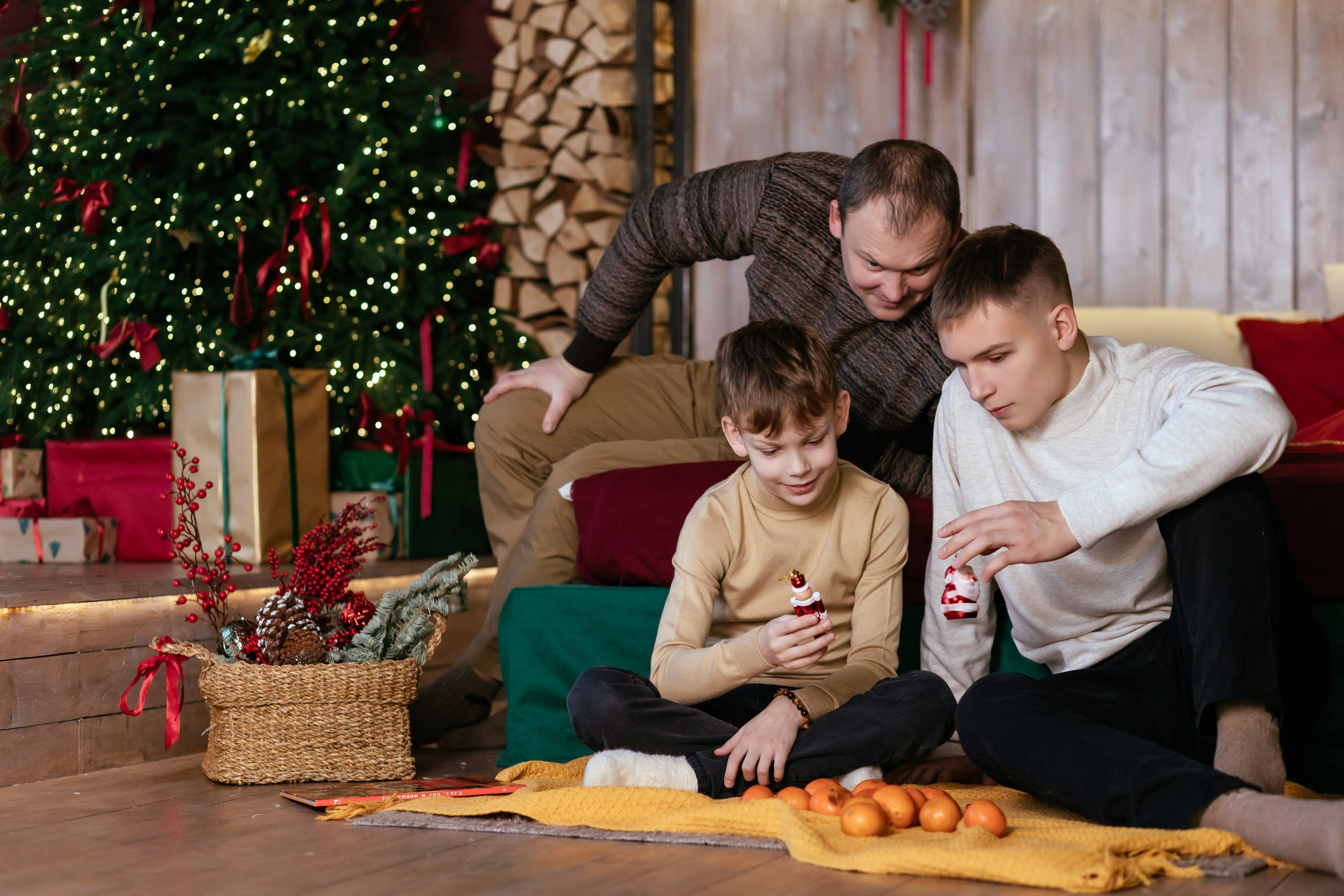 Новогодняя семейная съёмка. EtoStudio. Семейный фотограф в Минске Приболовец Светлана