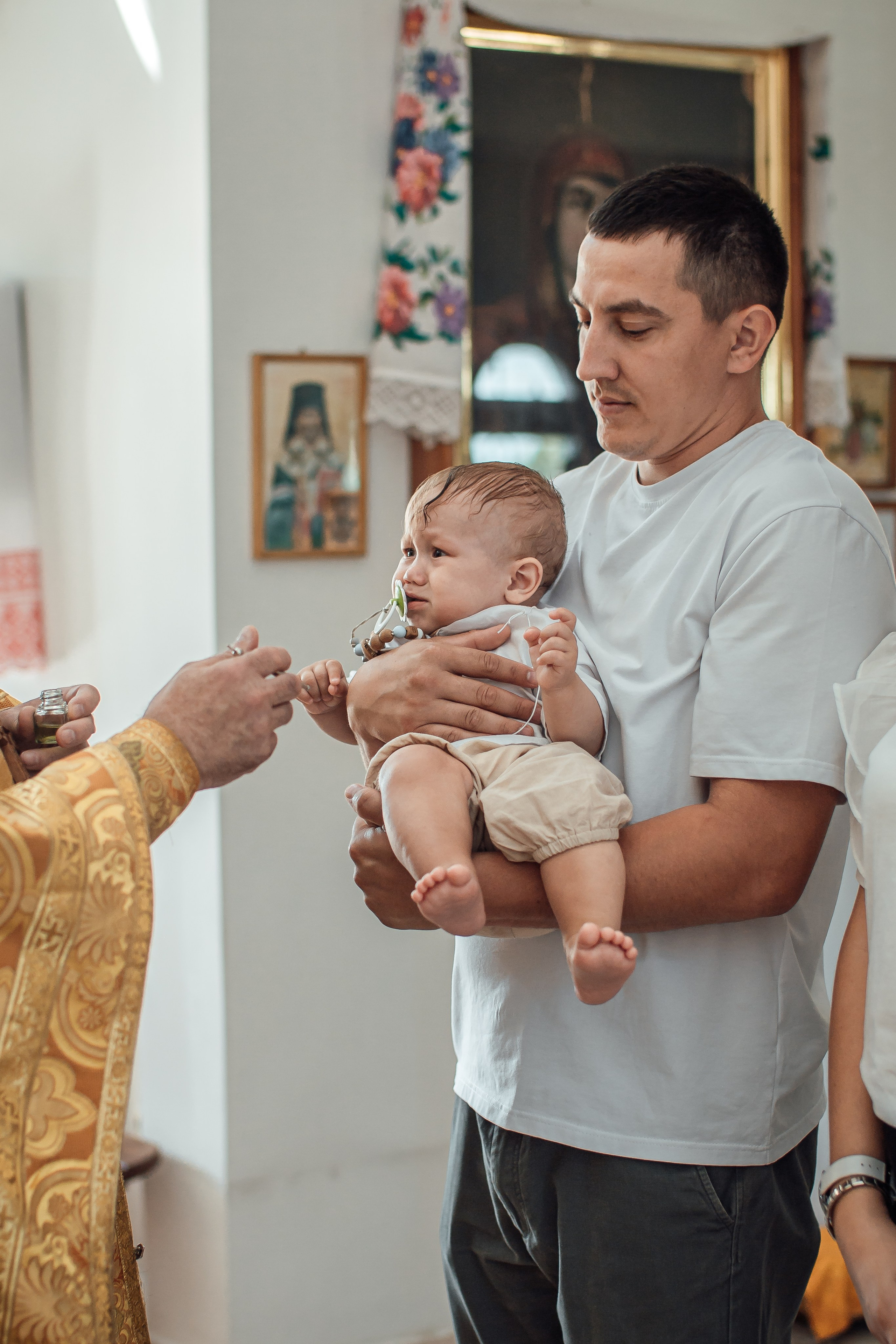 Таинство крещения. Фотограф Arina Elatova