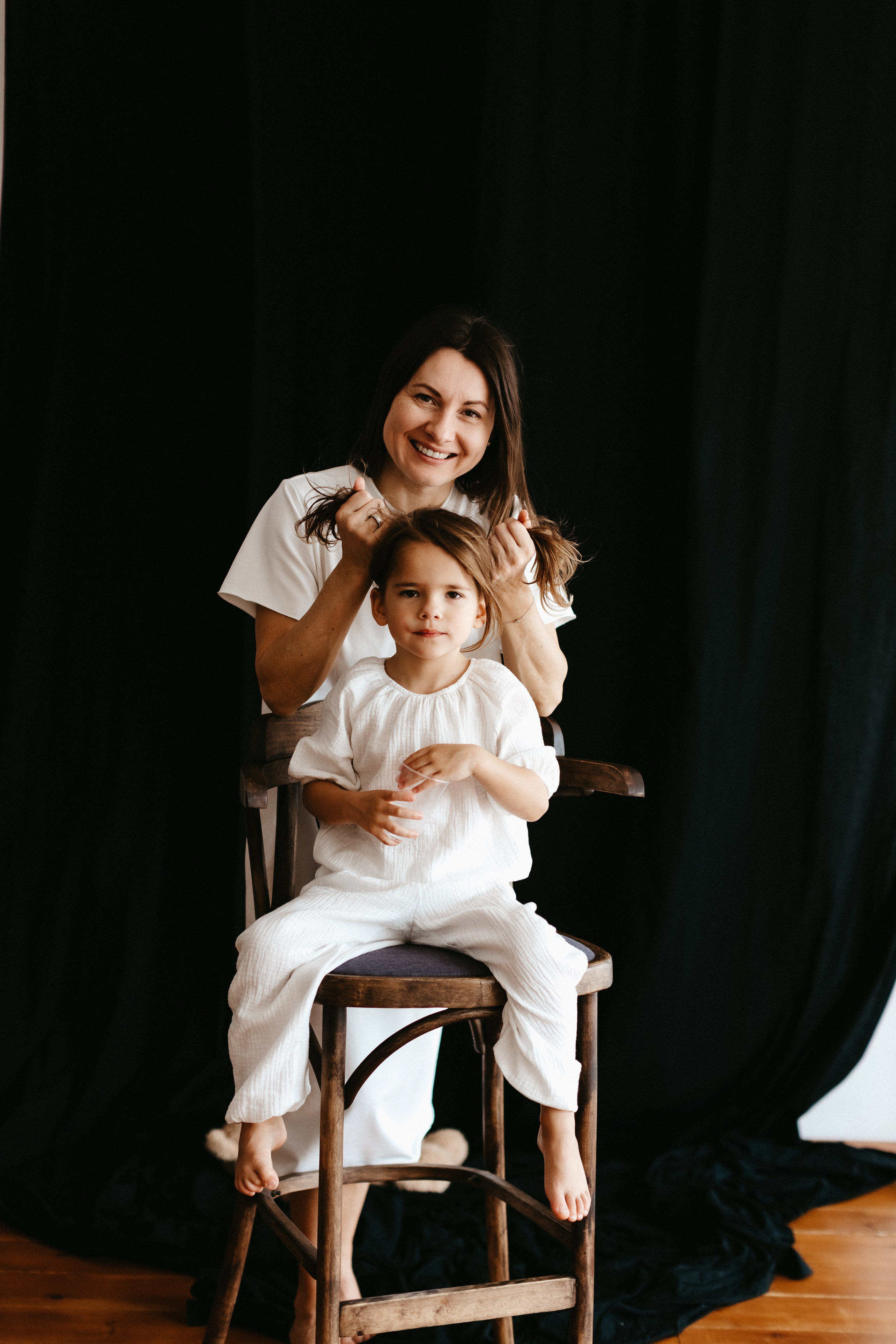 Мама и девочки. Евгения Пелипас