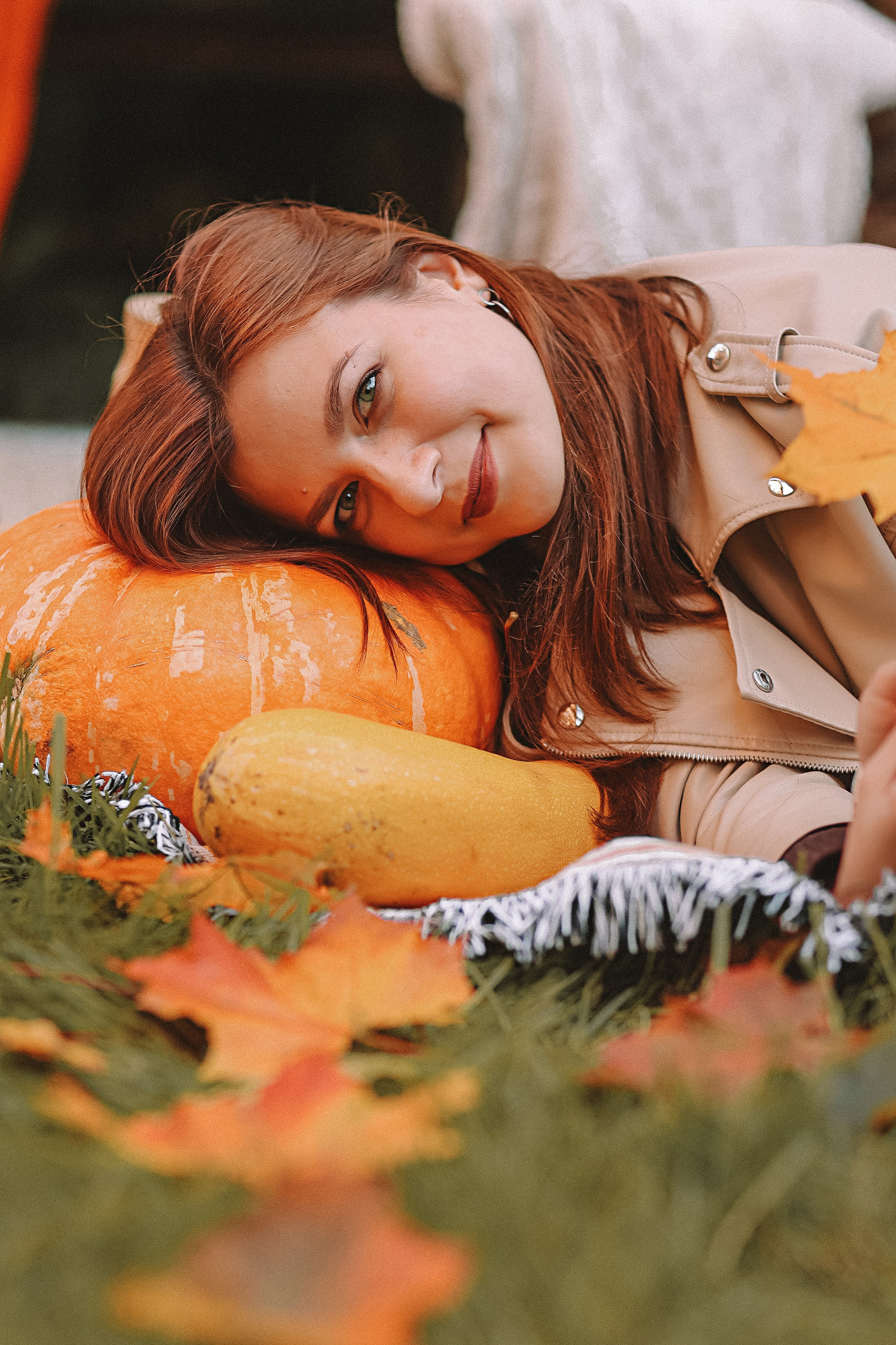 Тыквы. Семейный фотограф Тюмень, фотограф на роды Салмина Мария