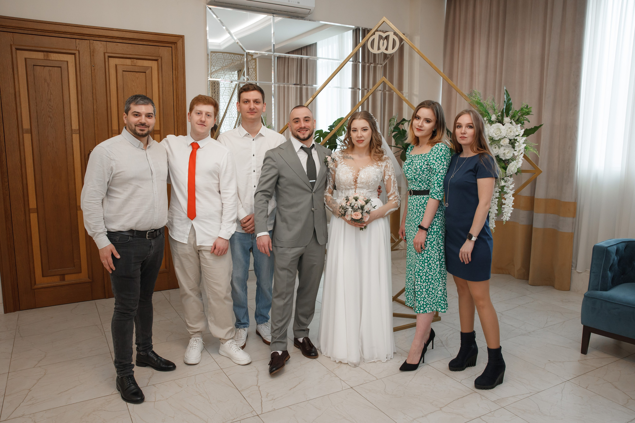 Варя и Денис, 4 ЗАГС + банкет. Свадебный и репортажный фотограф (Москва, Королев и другие)