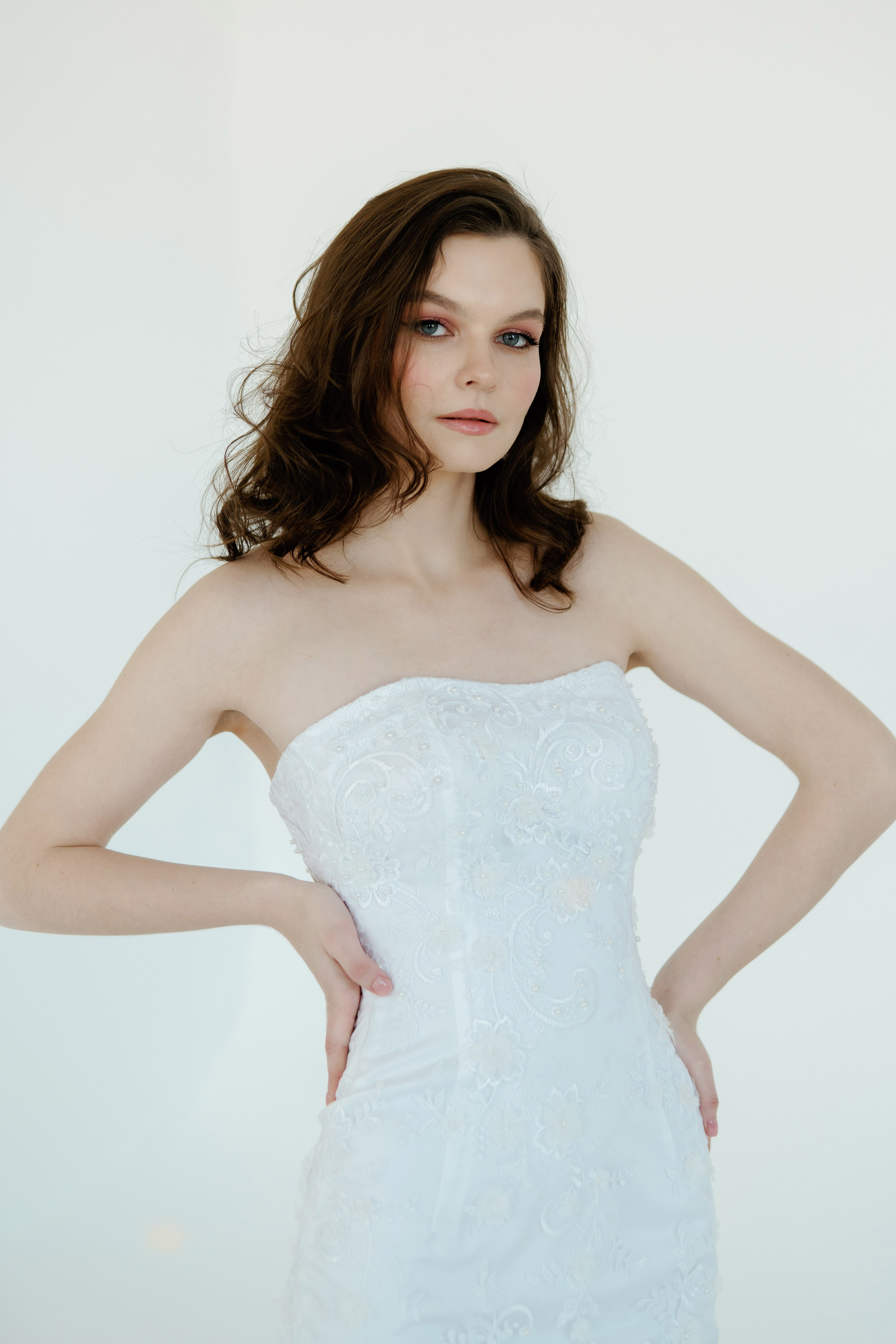 Фотосессия свадебных платьев в студии