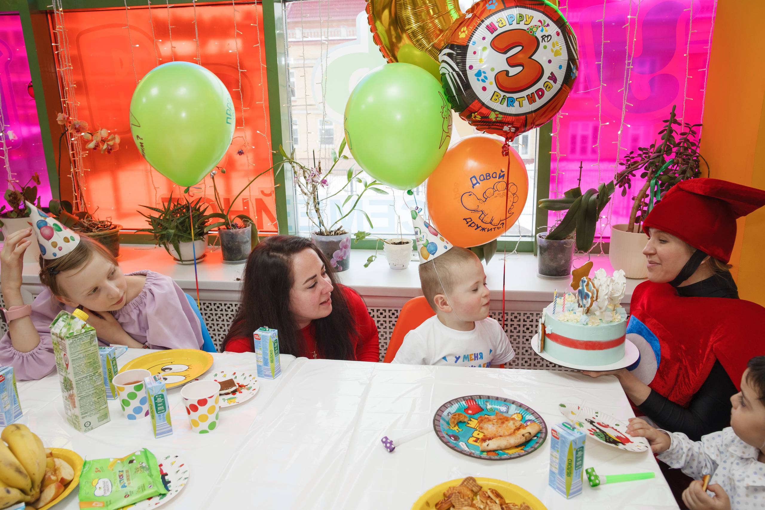 Детский День Рождения, Мише 3 годика, «Мультяшка». Свадебный и репортажный фотограф (Москва, Королев и другие)