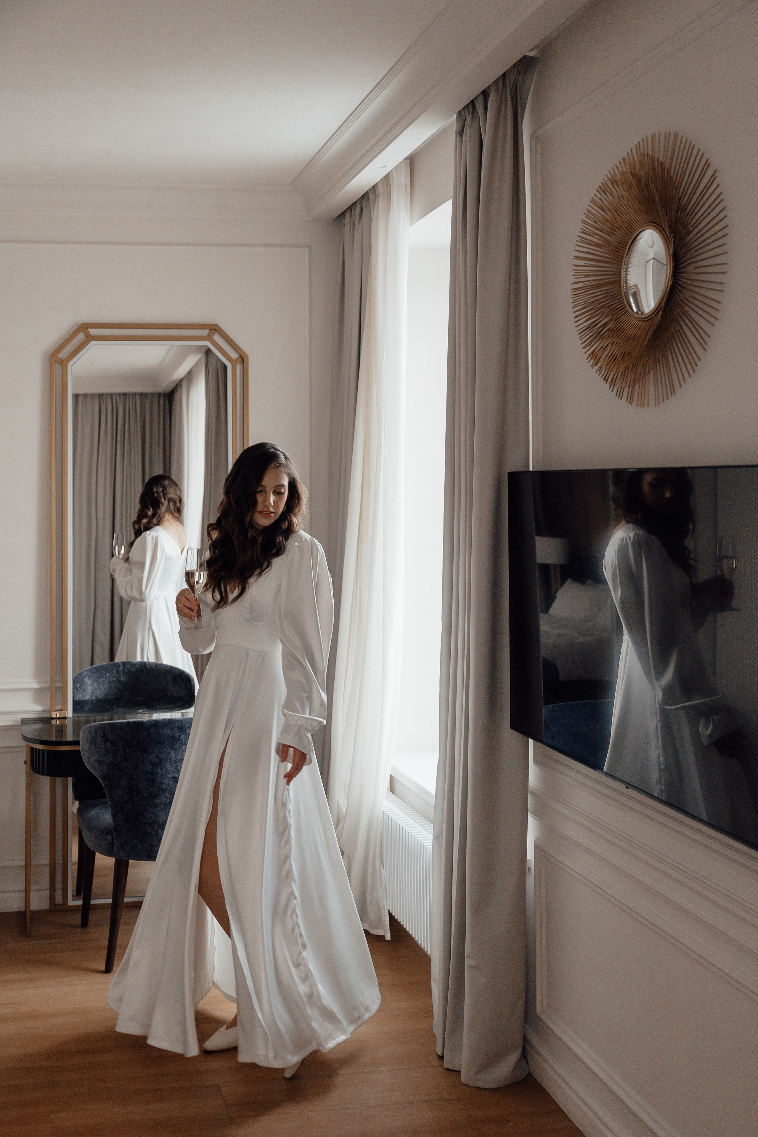 утро невесты в отеле Marriott Imperial Plaza