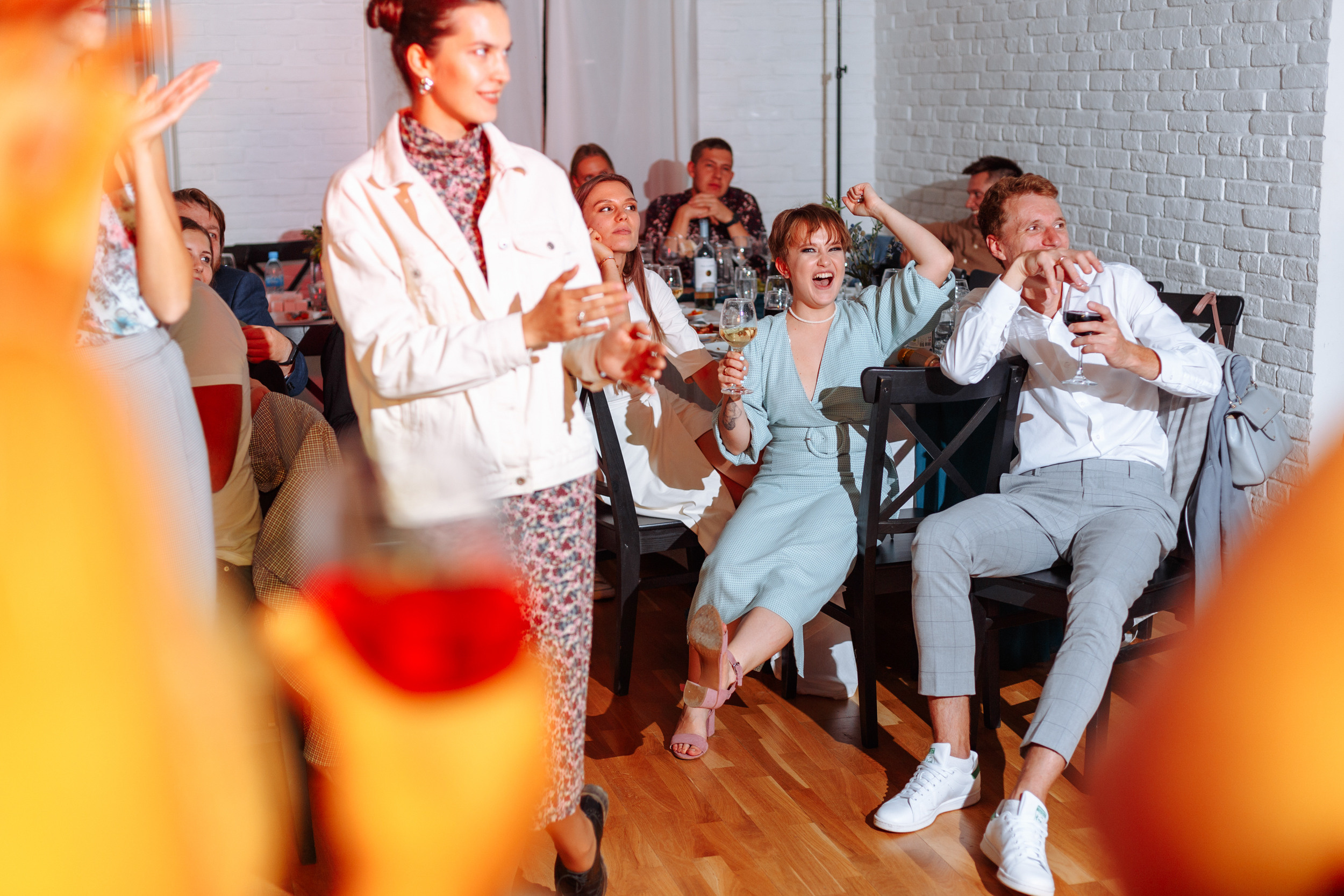 Веселый банкет в коттедже. Арина & Коля. Фотограф Чугунов Александр