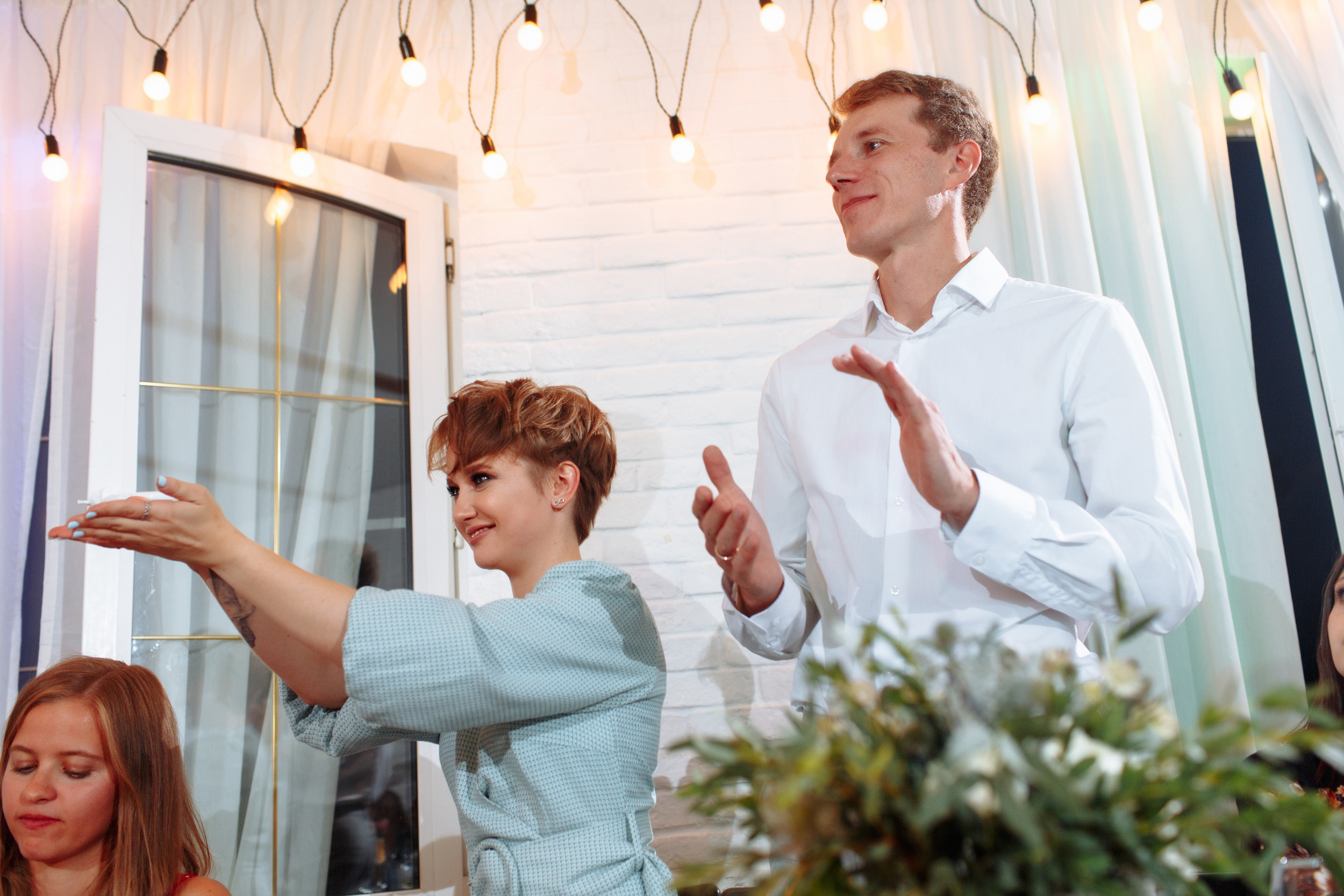 Веселый банкет в коттедже. Арина & Коля. Фотограф Чугунов Александр