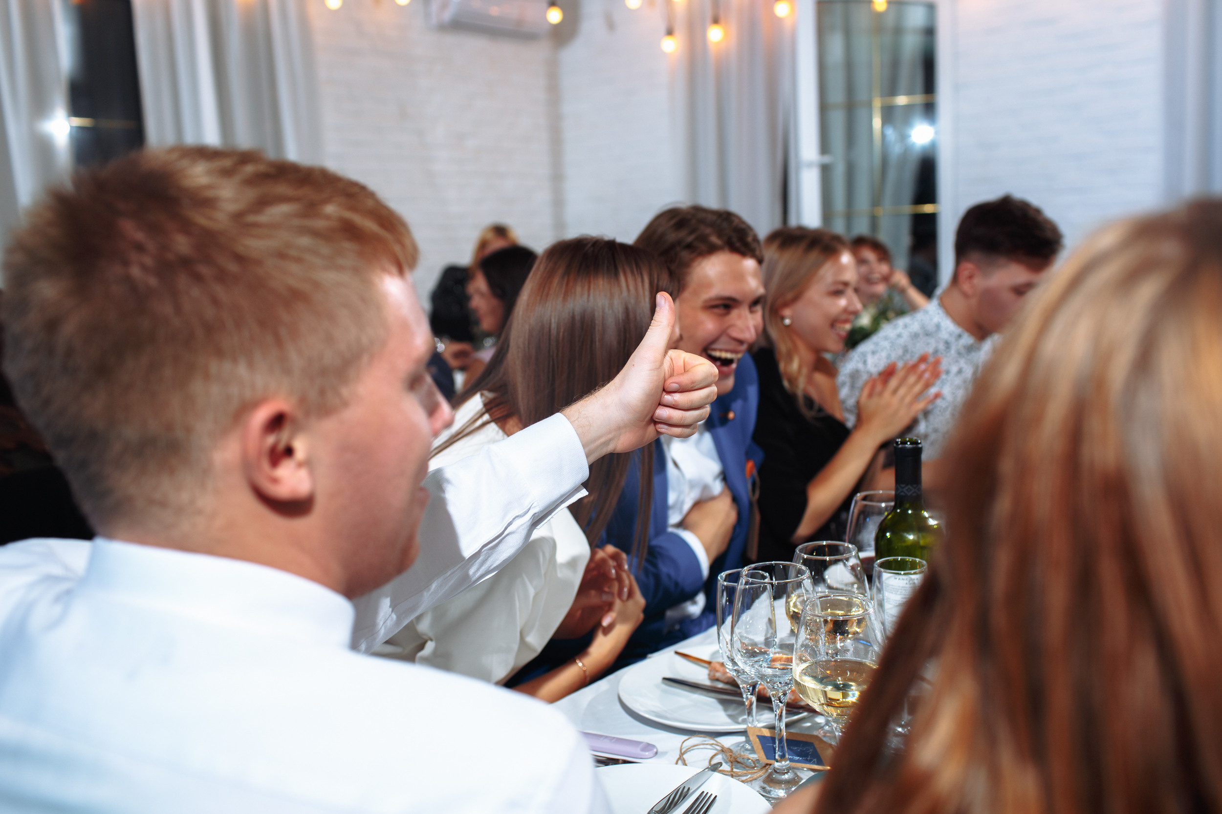 Веселый банкет в коттедже. Арина & Коля. Фотограф Чугунов Александр