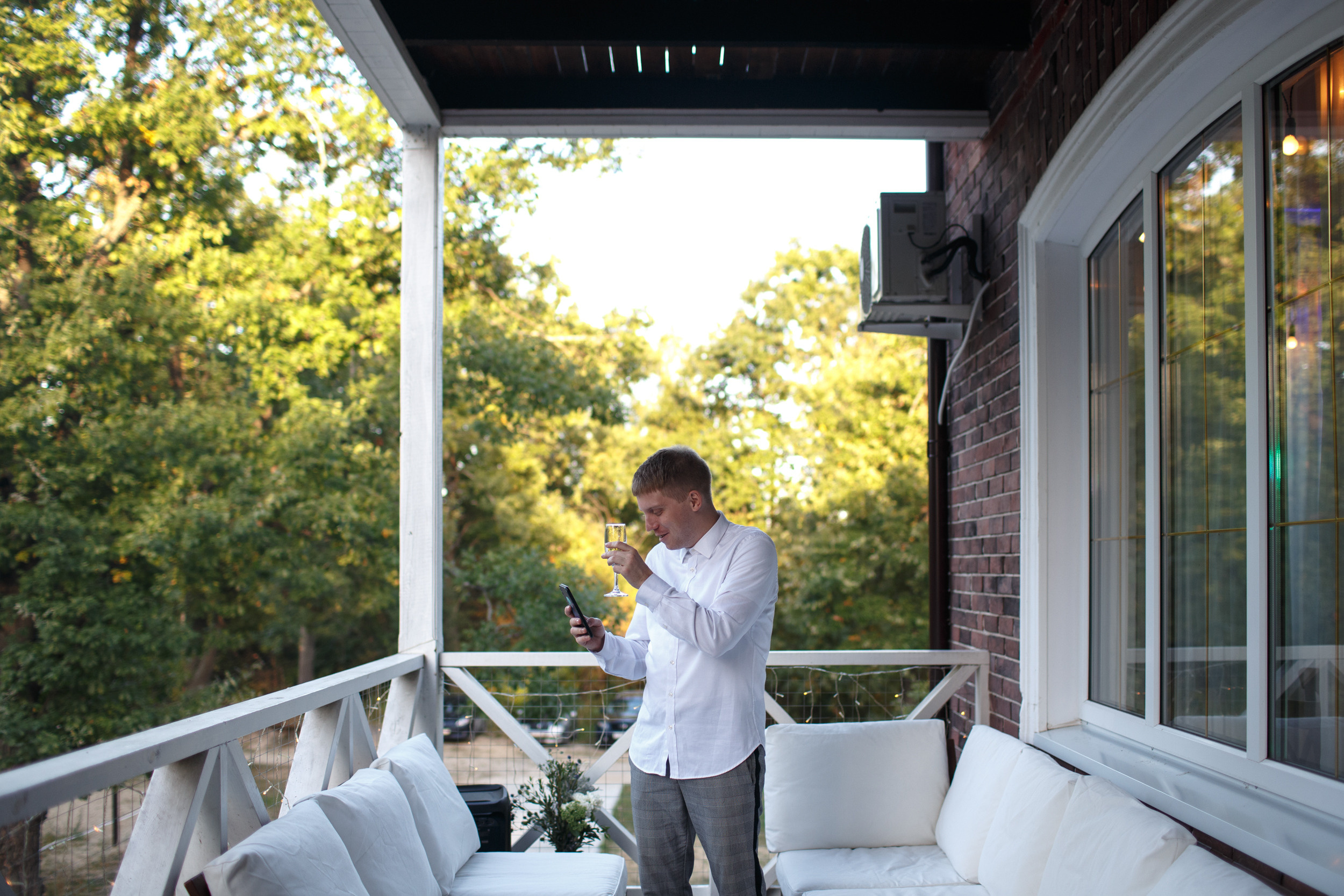 Веселый банкет в коттедже. Арина & Коля. Фотограф Чугунов Александр