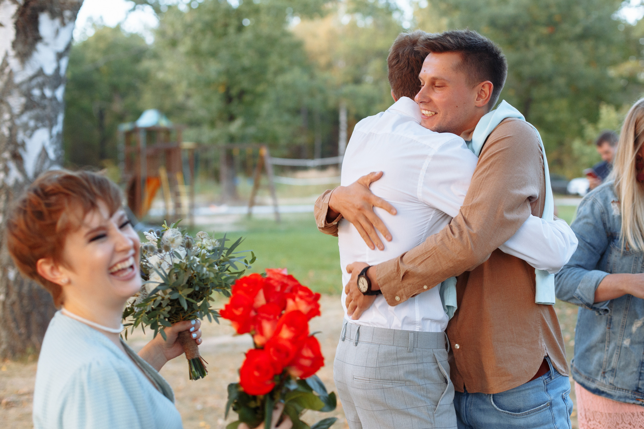 Веселый банкет в коттедже. Арина & Коля. Фотограф Чугунов Александр