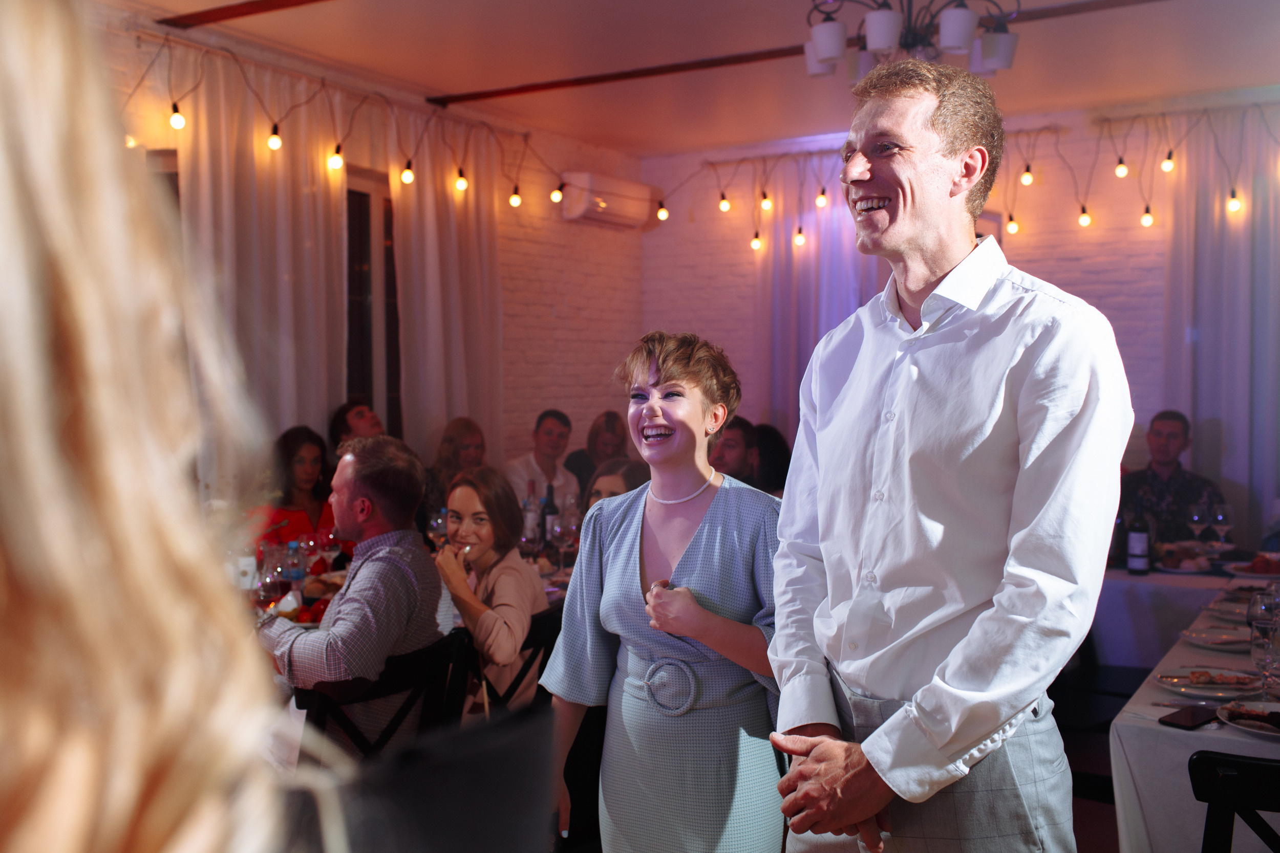 Веселый банкет в коттедже. Арина & Коля. Фотограф Чугунов Александр