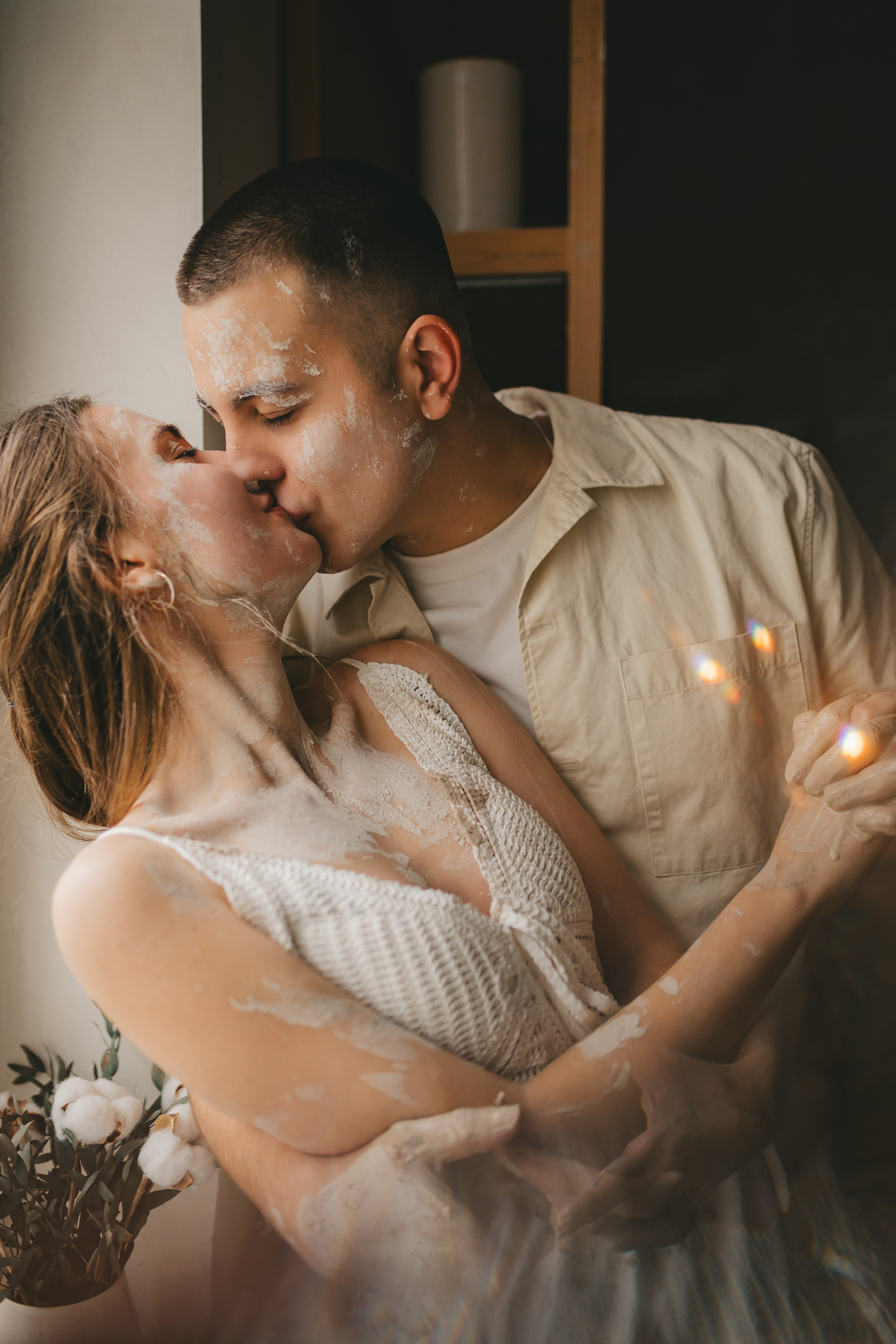 Дима и Даша в гончарной мастерской. Семейный lifestyle фотограф в Санкт-Петербурге Людмила Пахомова