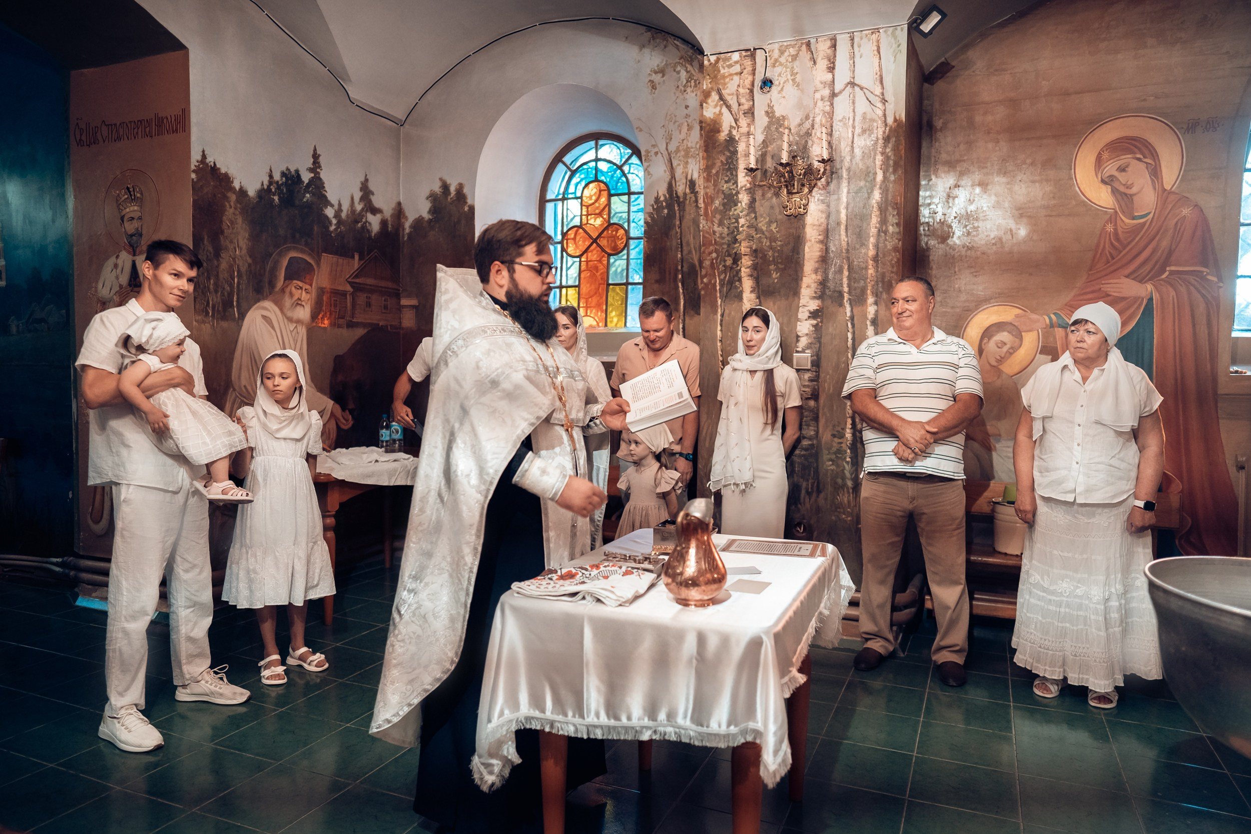 Крещение в Покровском соборе. Церковный фотограф Севастополь