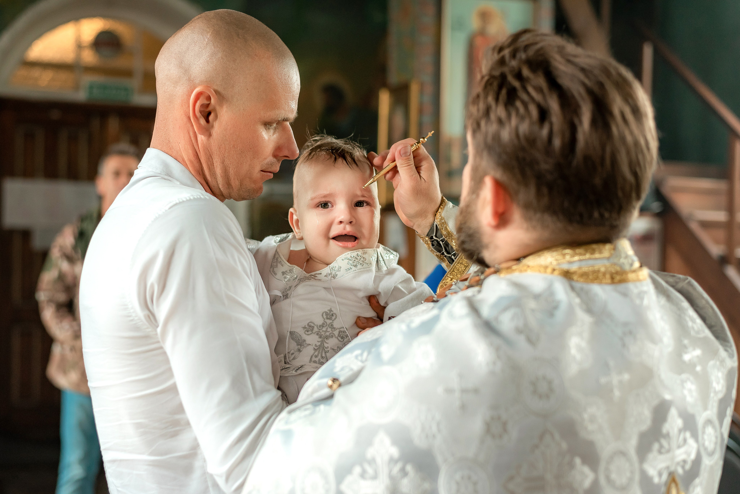 Ромочка- крещение. Семейный и детский фотограф Наталья Горда