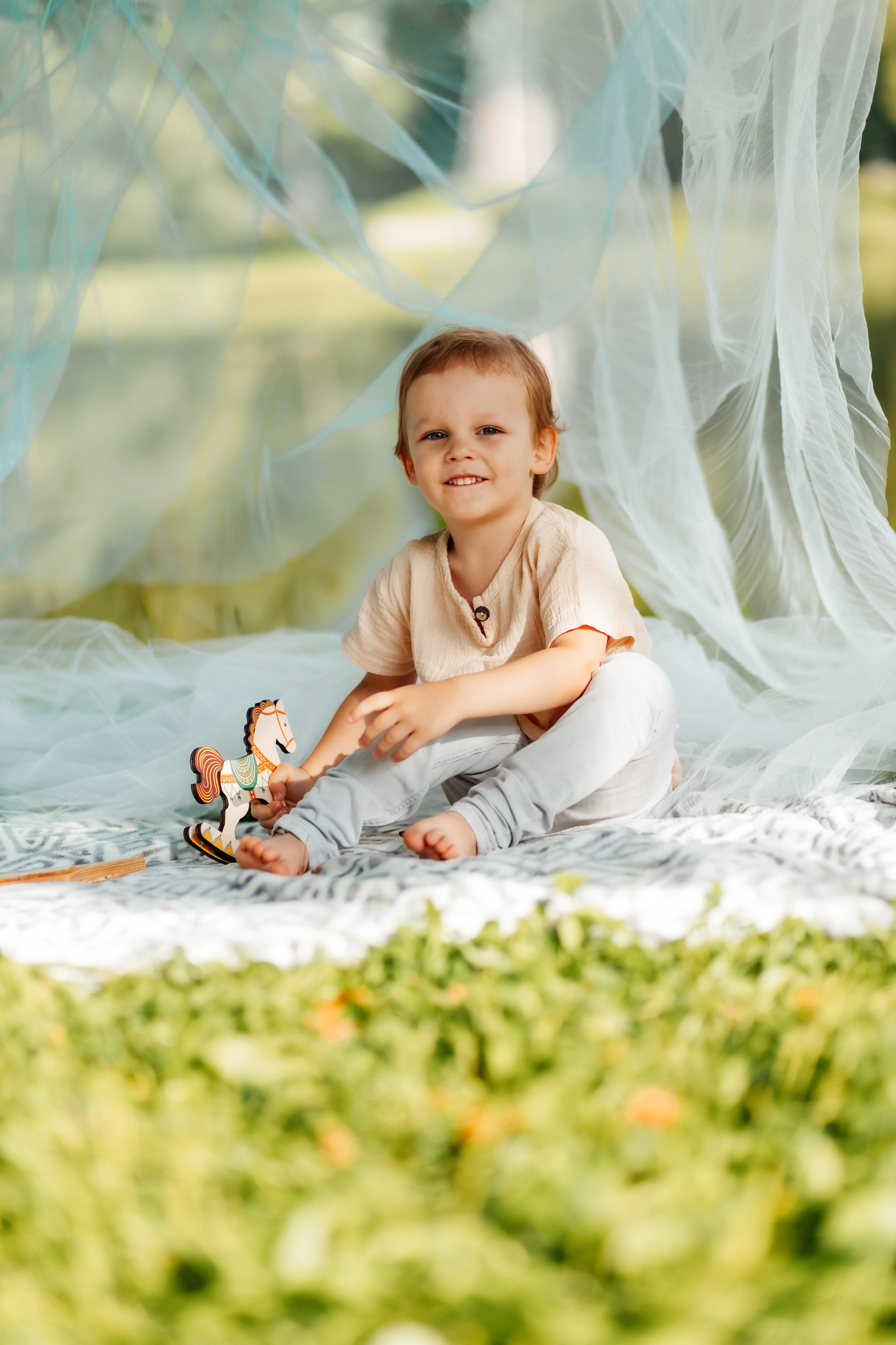 Детская фотосессия в парке Петергоф