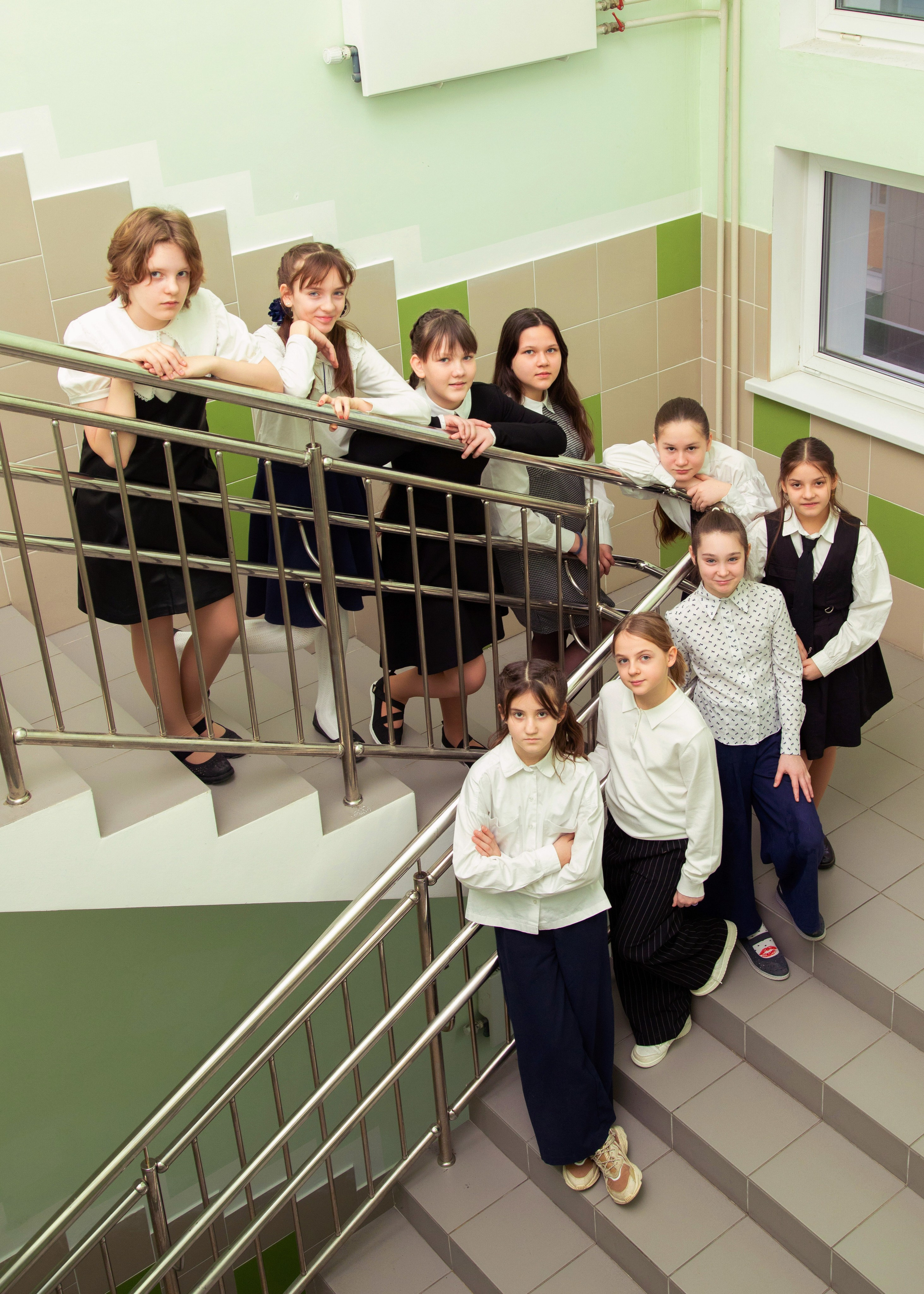 Групповая фотография. Начальная школа. 4 класс. Фотограф Игорь Полозов