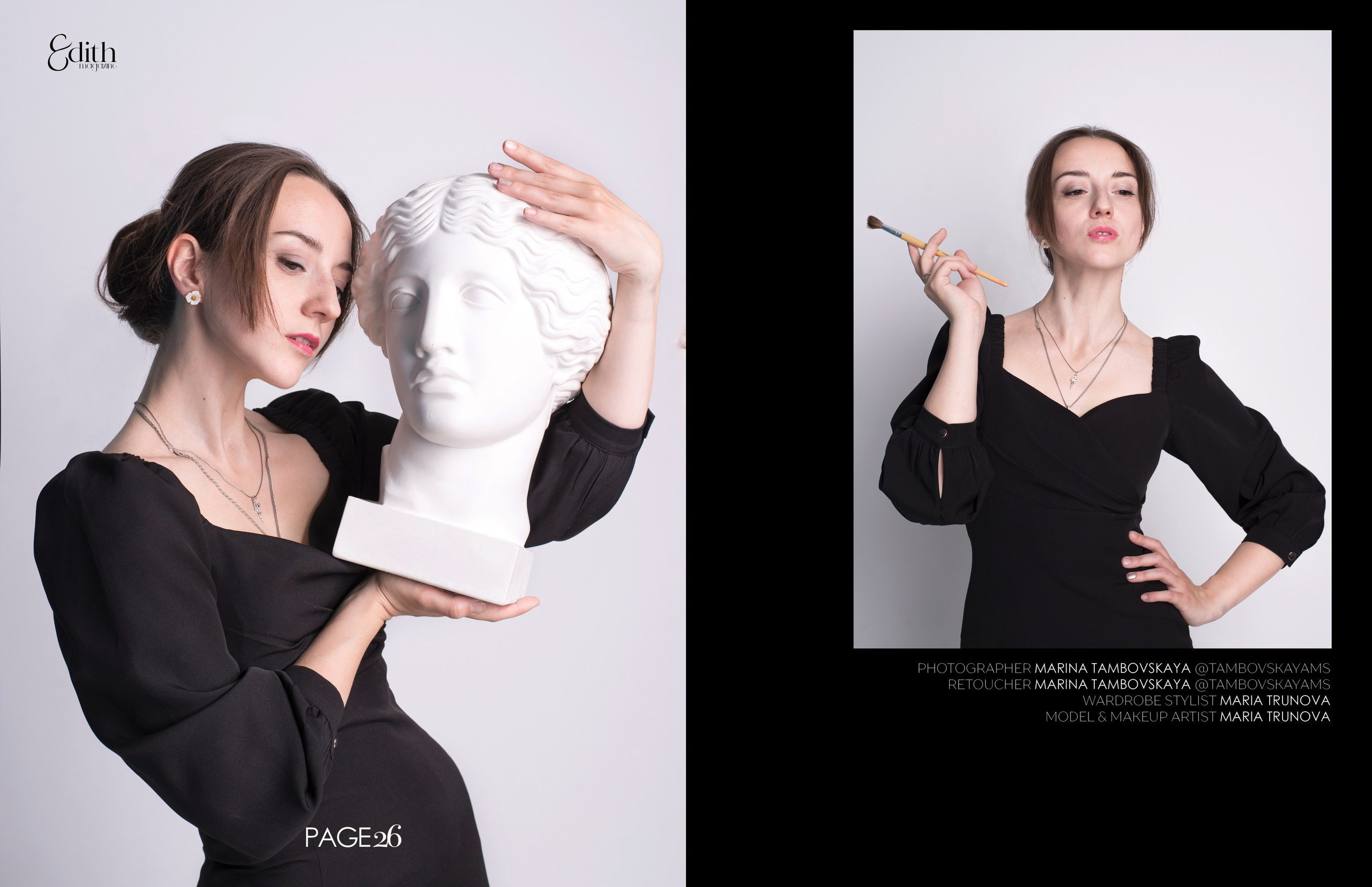 Tear sheets Журналы. Портретный фотограф Марина Тамбовская