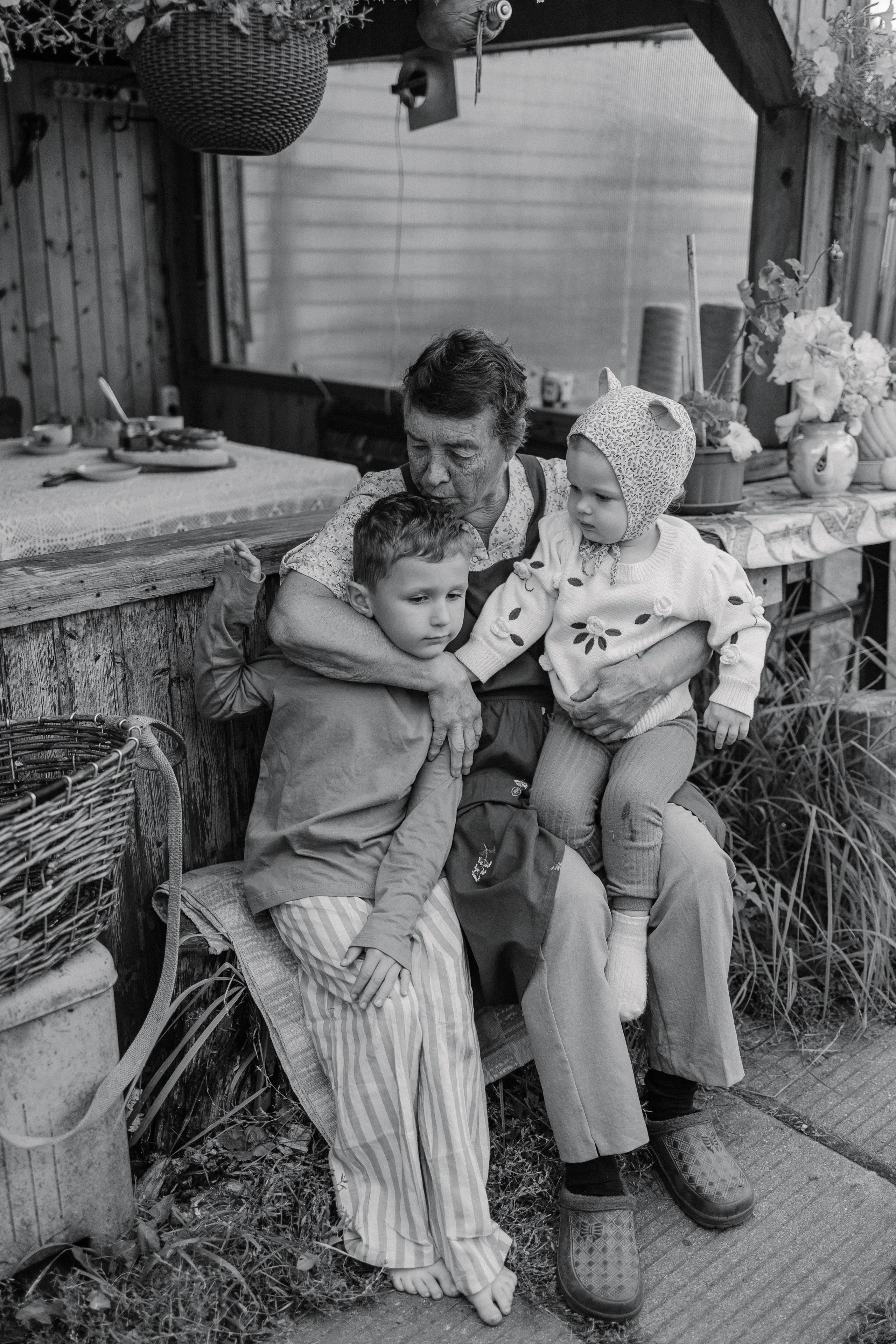 Бабушка и внуки. Семейный фотограф Александра Тарасова