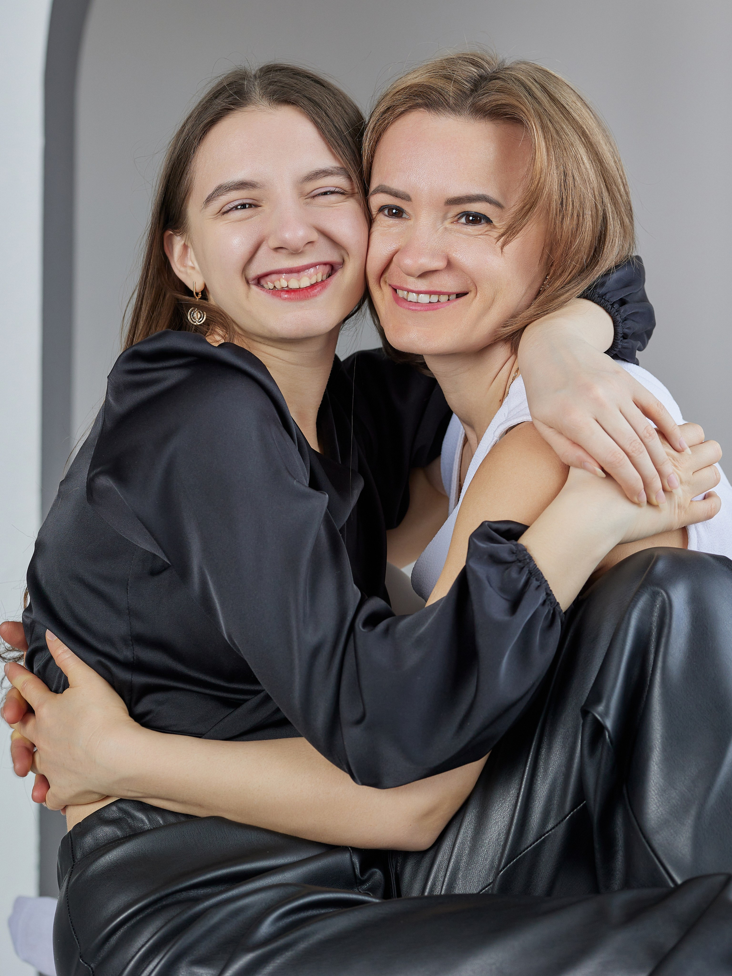 Настя и мама Елена