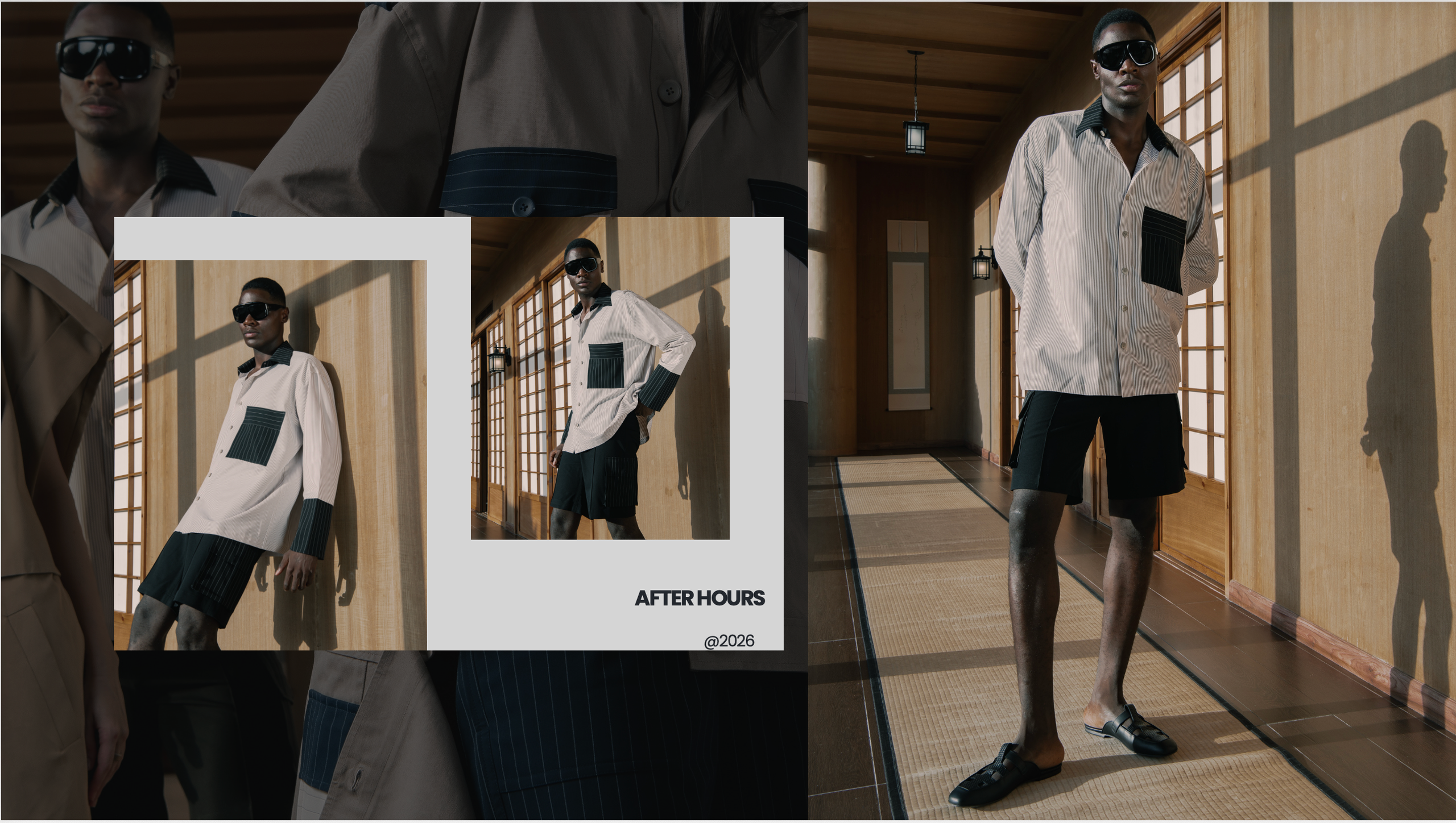 Lookbook layout for Maison Pluie Dubai brand. Elizaveta Filchenko. Fashion-photographer and director