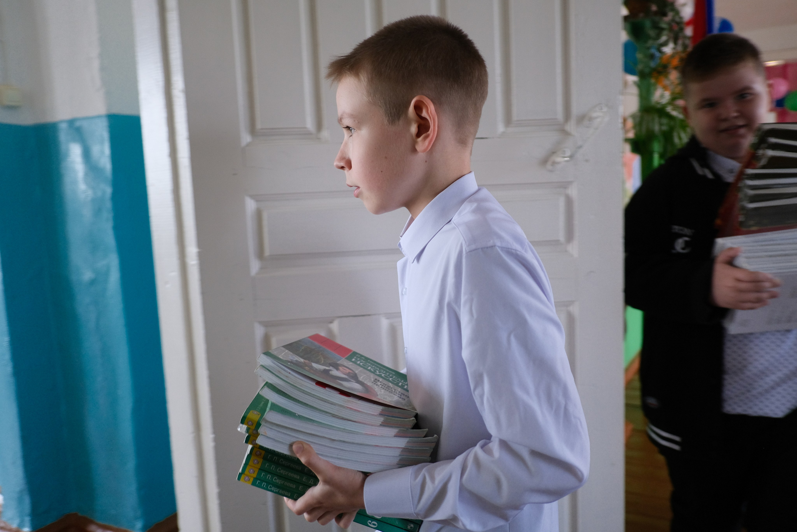 Ольховская школа, поселок Мирный, Вологодская область. Фотограф Евгений Андреев