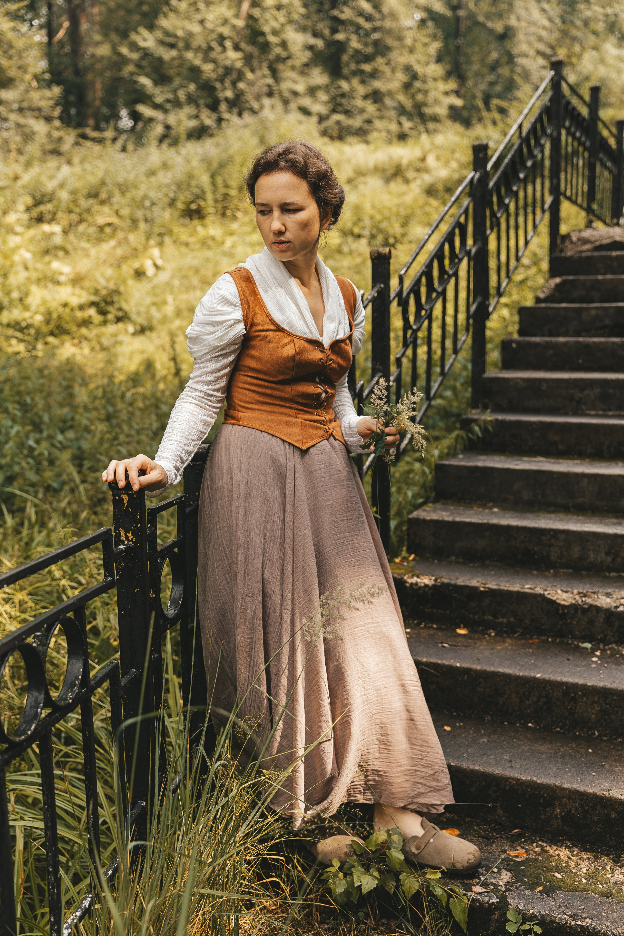 Женский портрет в историческом образе. Семейный и женский фотограф в Москве Надежда Воробьева