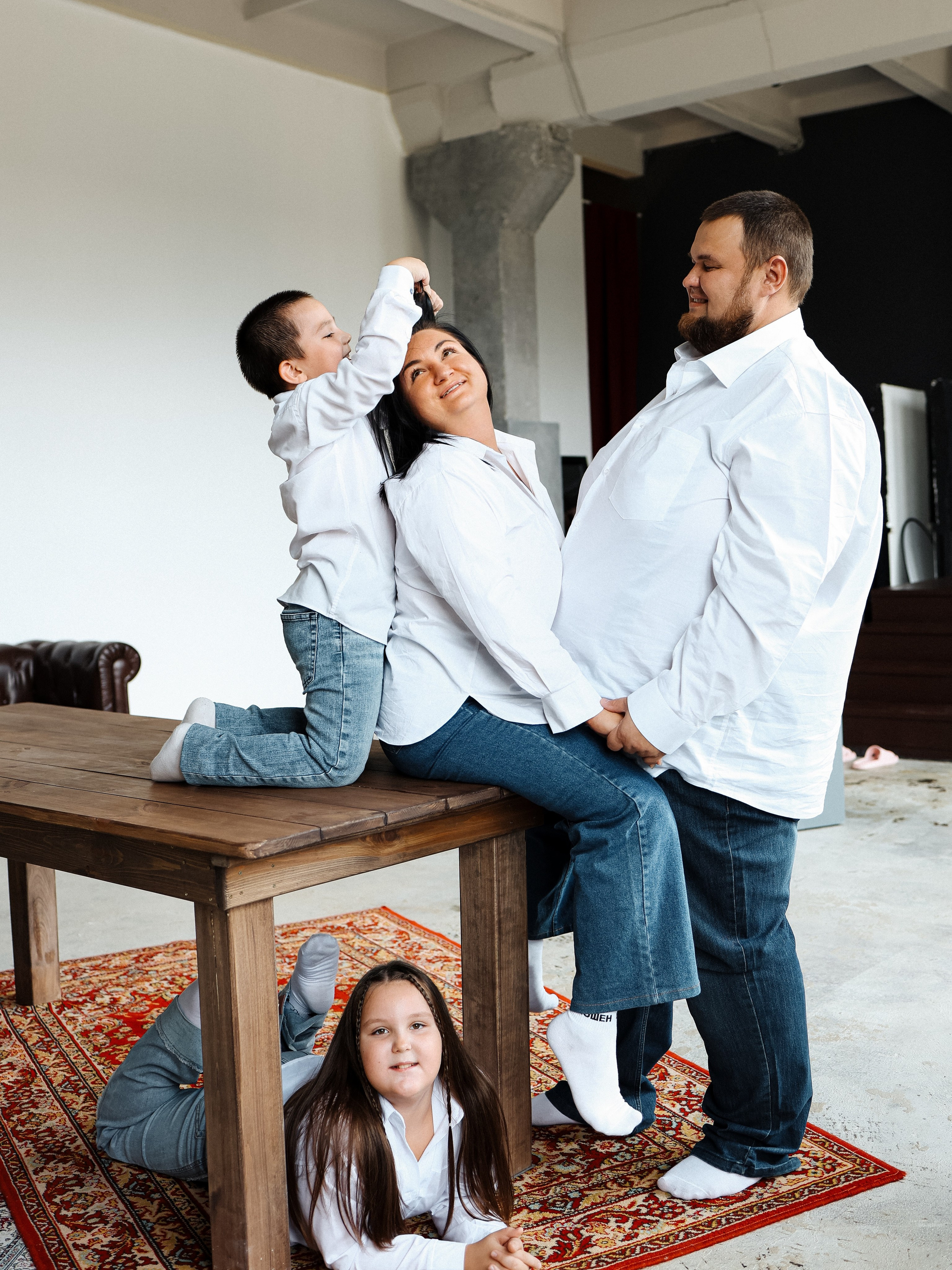 Полина Александр Мария и Иван- фотостудия Bliss- Луначарского 31. Семейный и детский фотограф в  г. Екатеринбурге Холодова Юлия